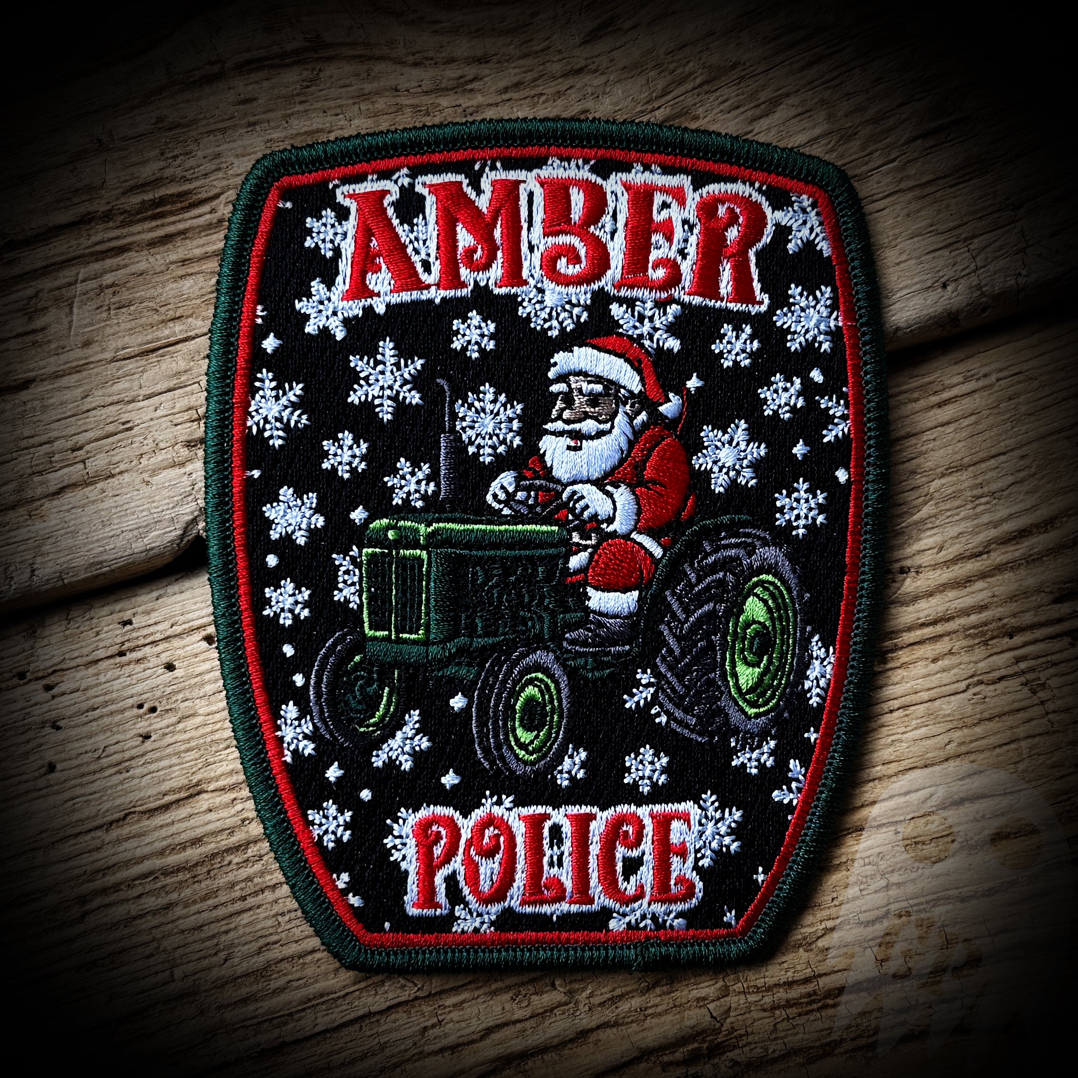 2025 Christmas - Amber, OK PD 2025 Christmas Patch