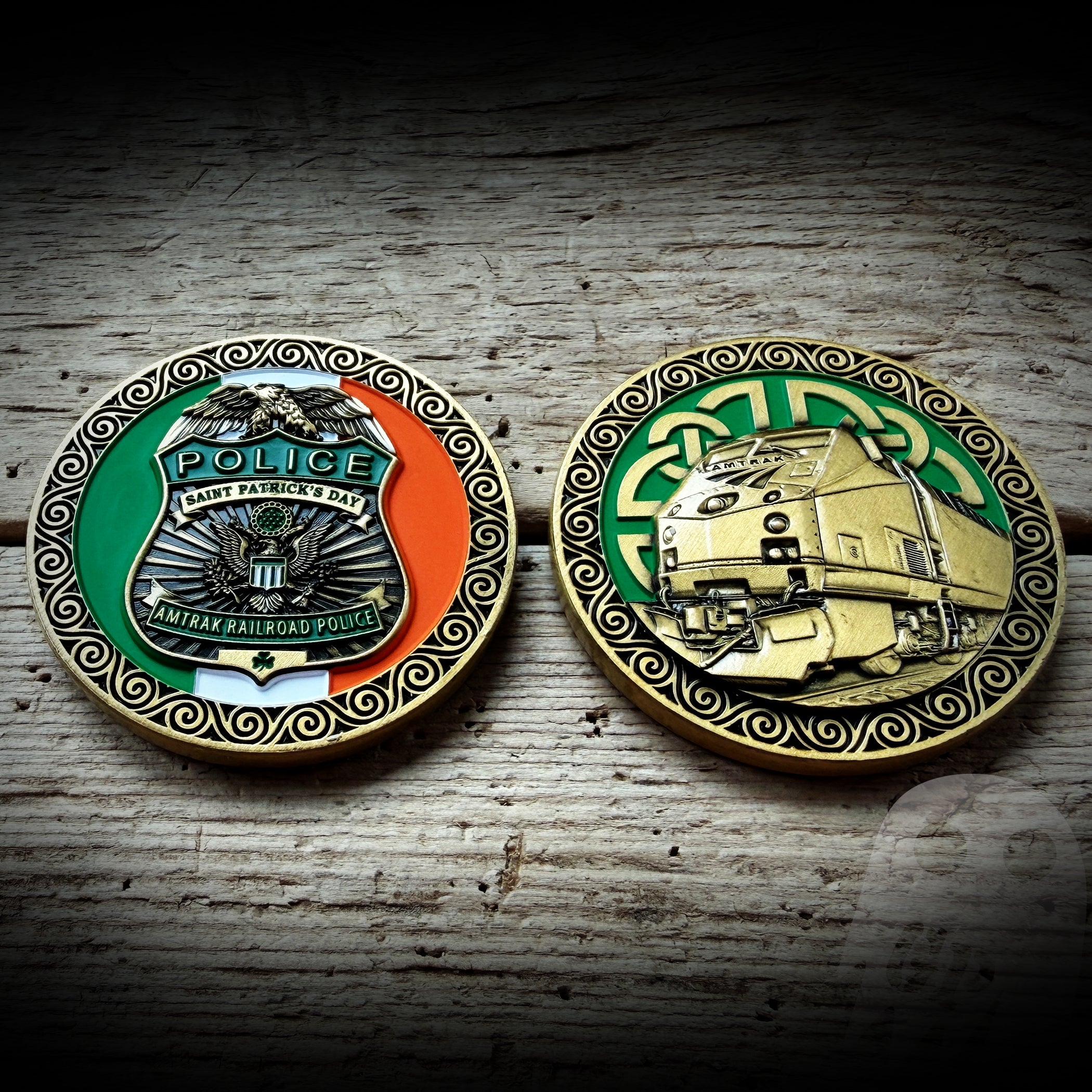 COIN 2026 Irish - Amtrak Police Department 2026 Irish Coin