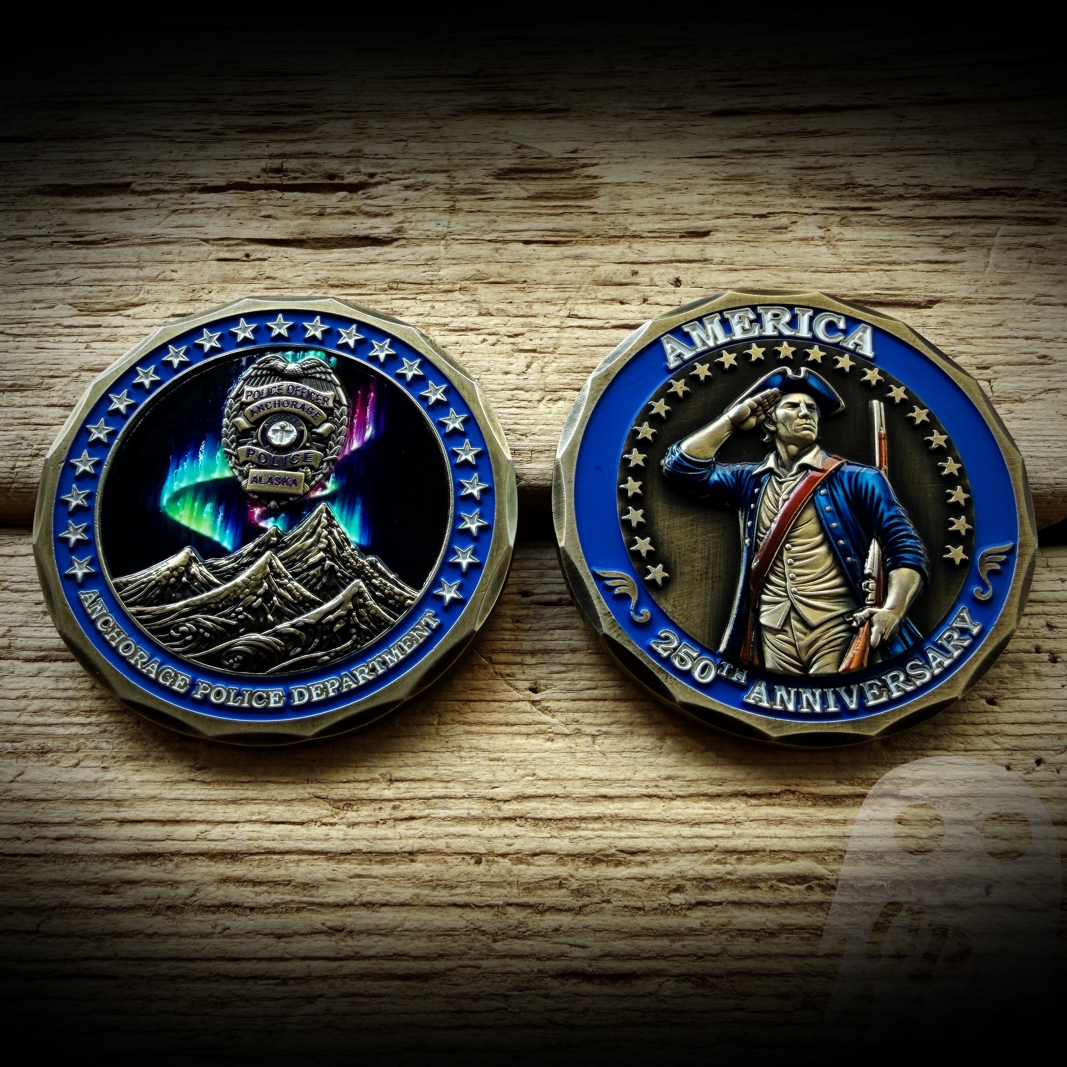 250th America COIN - Anchorage AK PD 250th Anniversary of America Coin