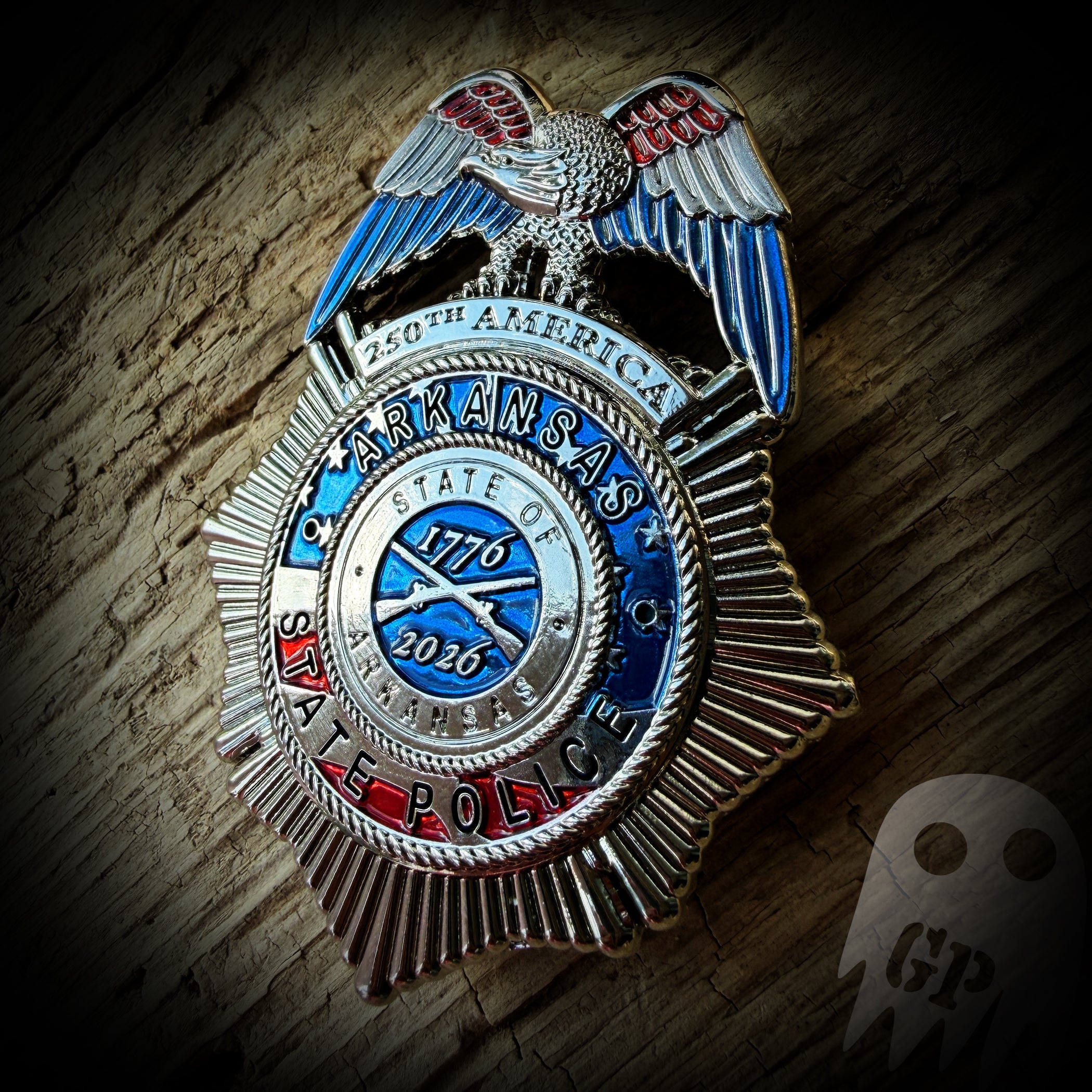 BADGE 250th America - Arkansas State Police 250th Anniversary of America Badge