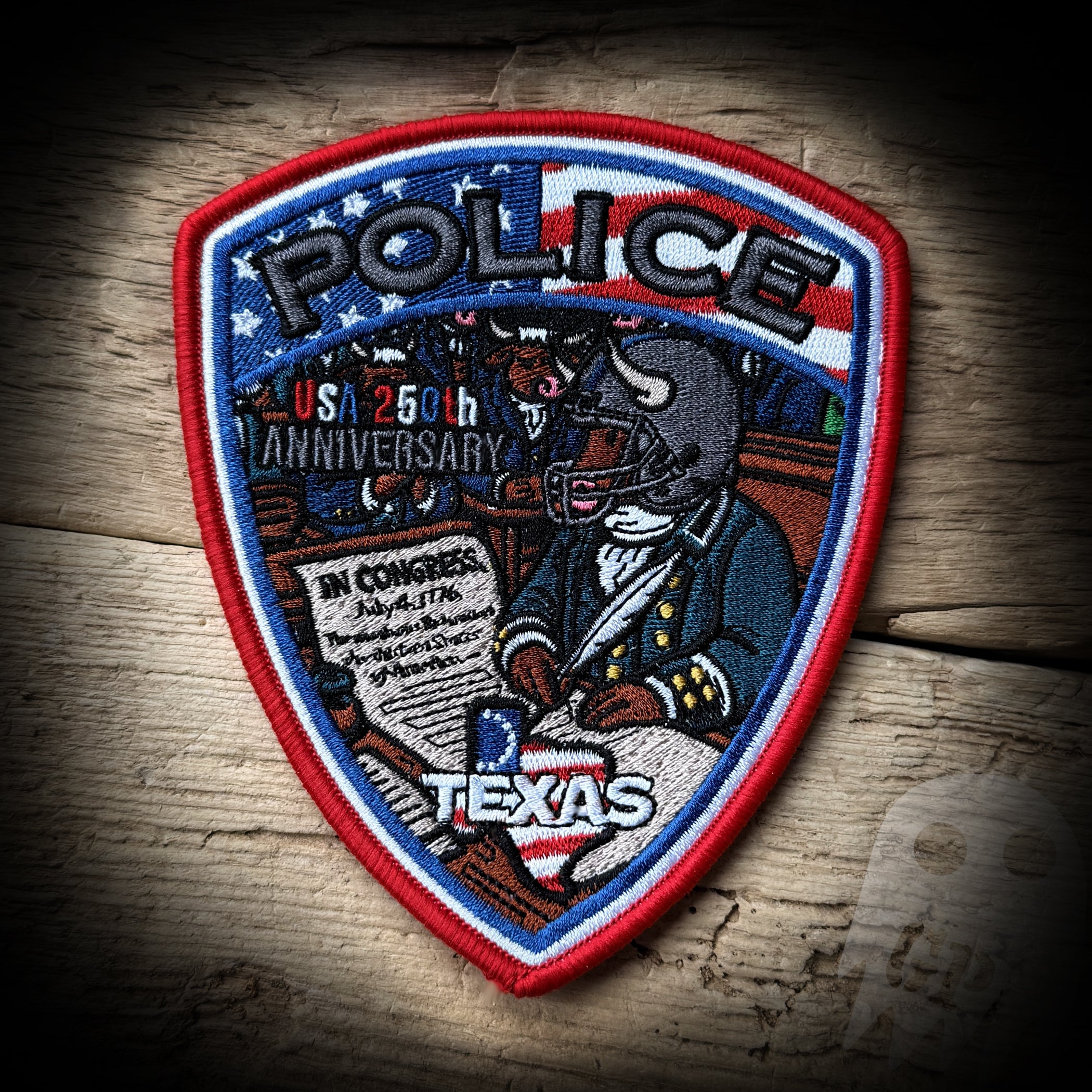 250th America - Arlington, TX PD 250th Anniversary of America Patch