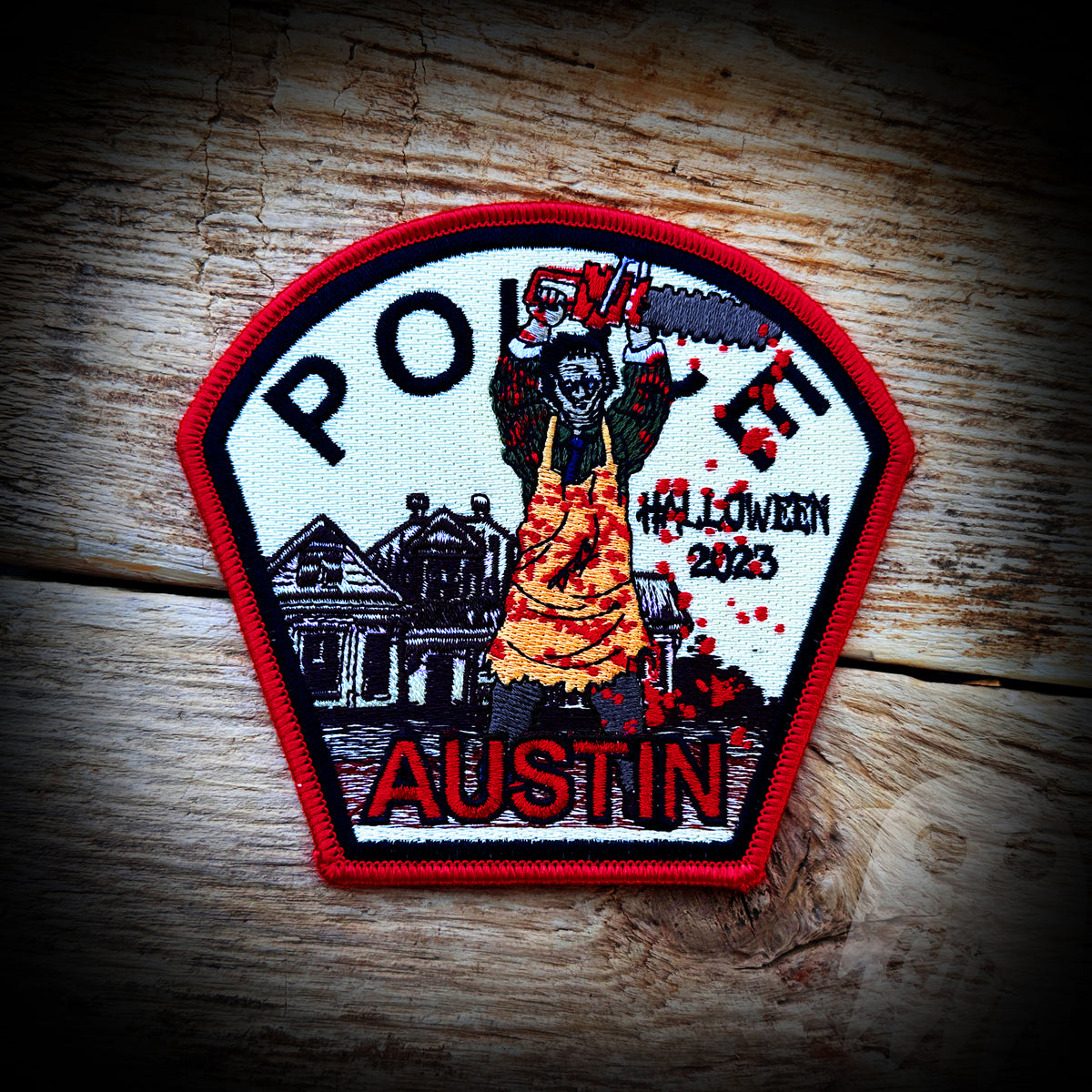 Austin, TX Police Department 2023 Halloween Patch GHOST PATCH