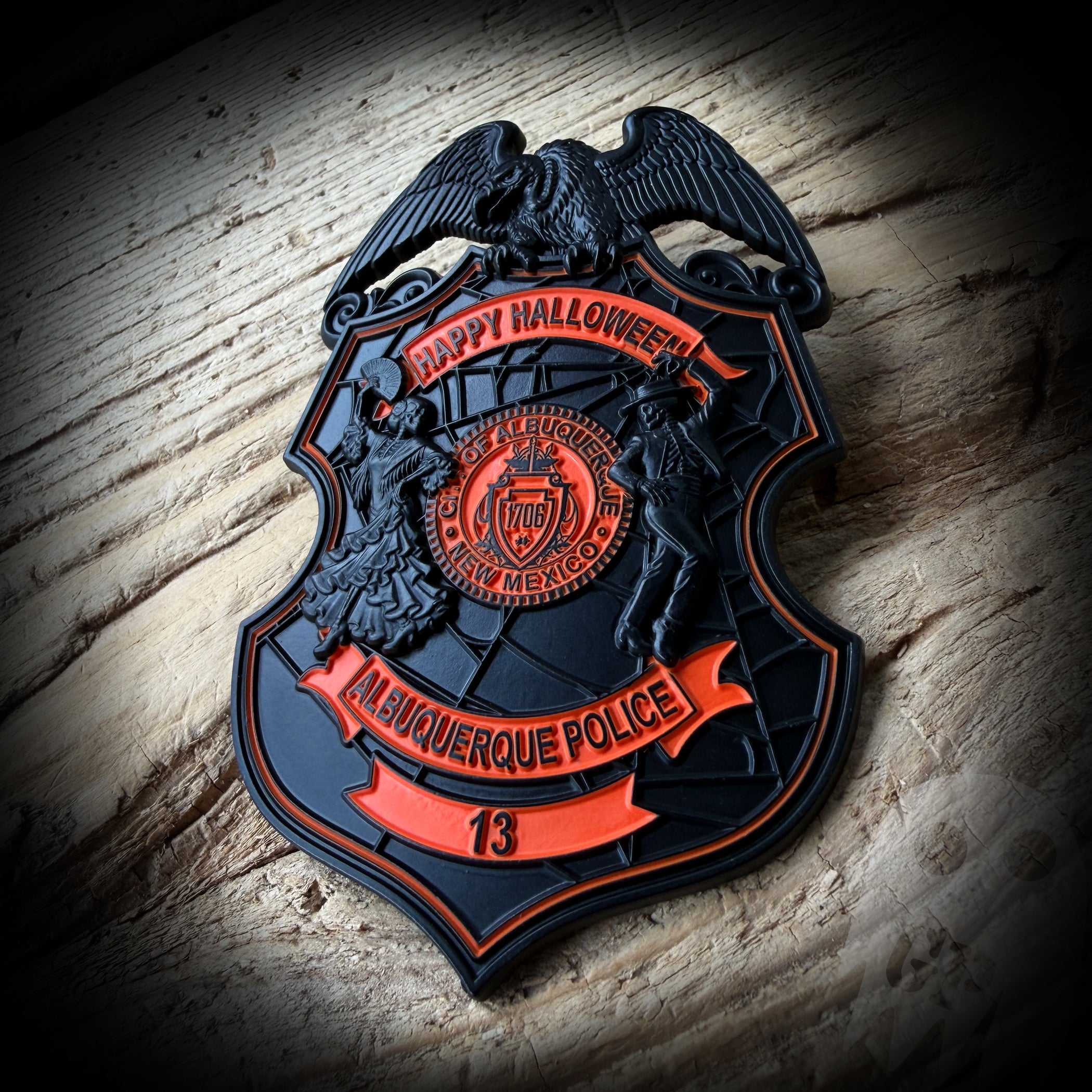 BADGE Halloween - Albuquerque NM Police Halloween Badge