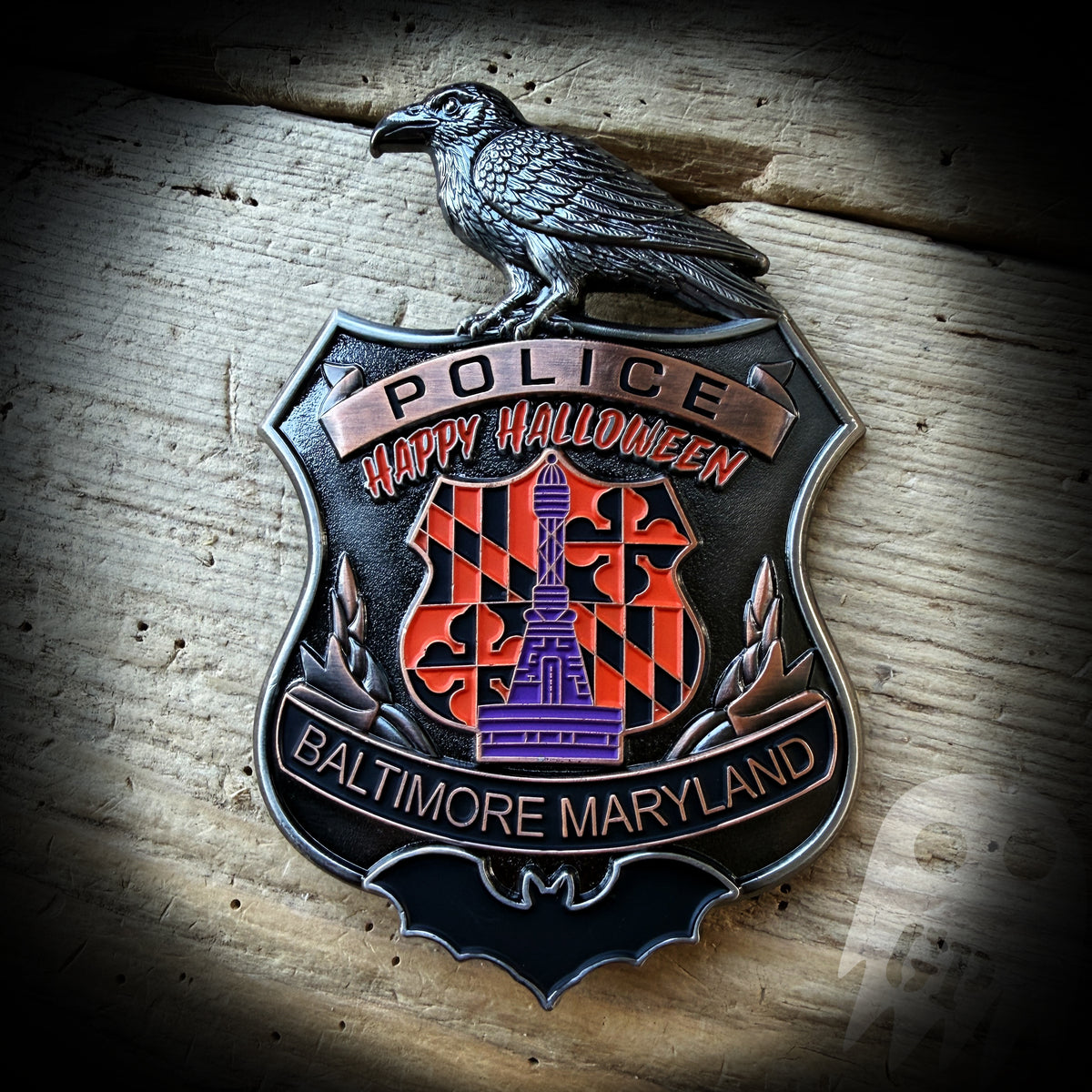 BADGE Halloween - Baltimore, MD PD Halloween Badge