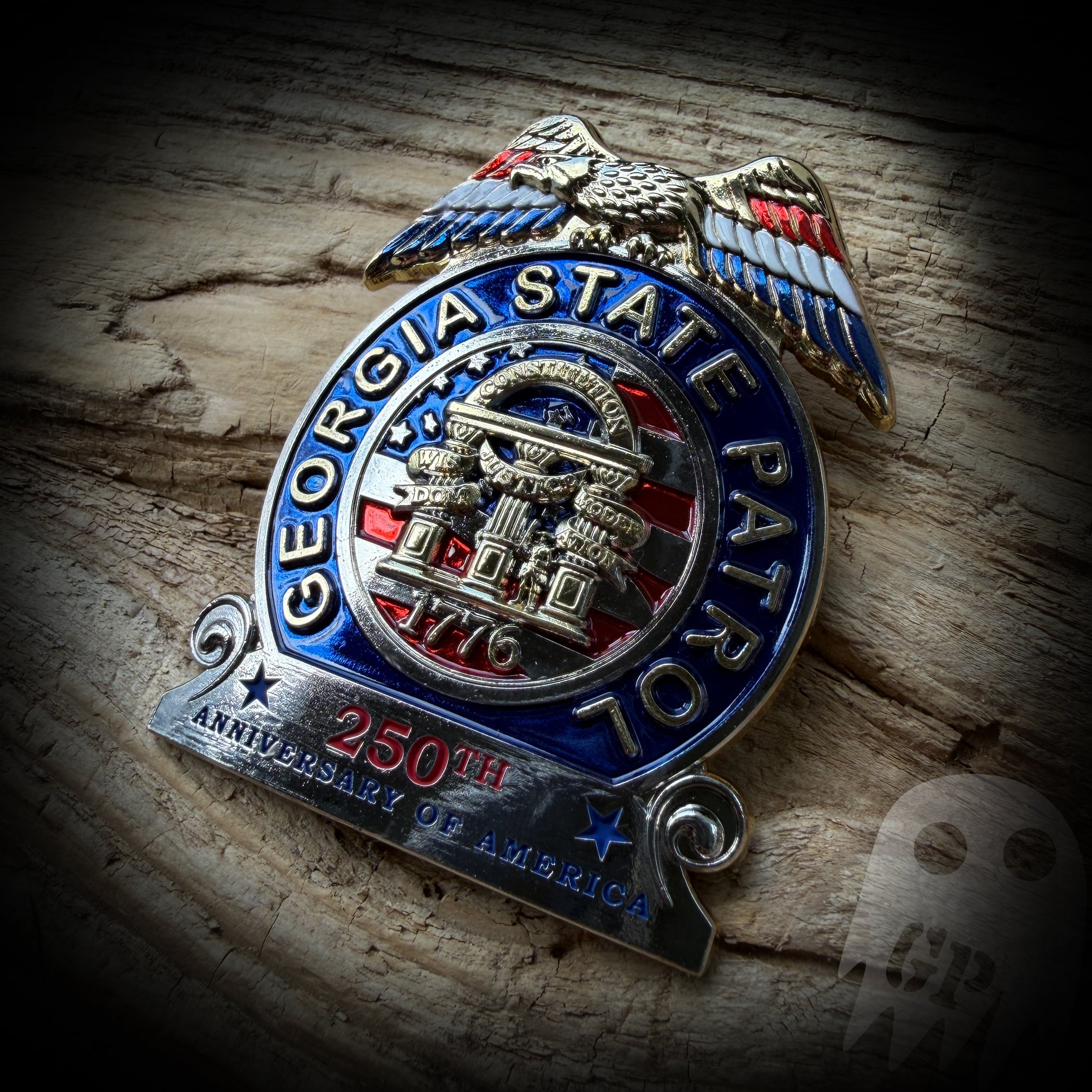 BADGE 250th America - Georgia State Patrol 250th Anniversary of America Badge