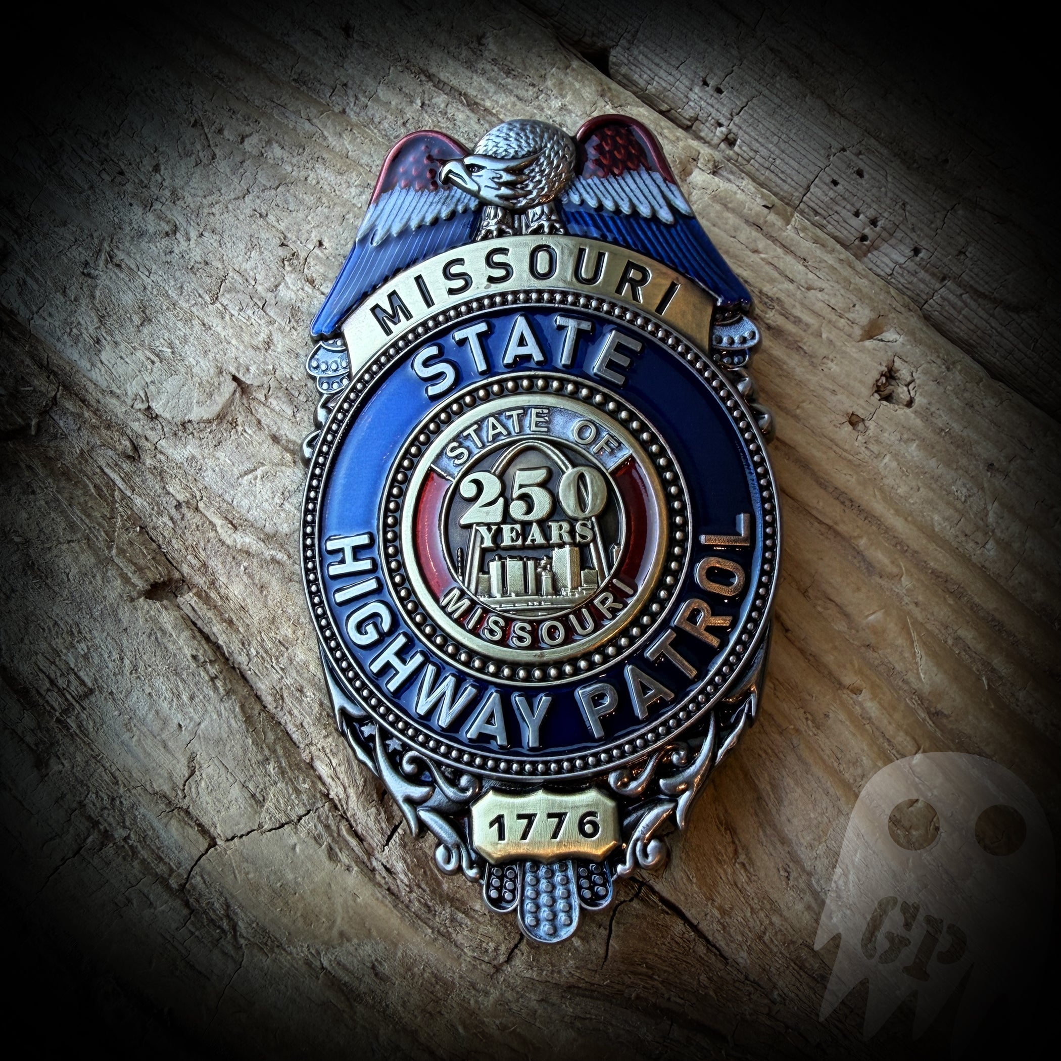 BADGE 250th America - Missouri Highway Patrol 250th Anniversary of America Badge