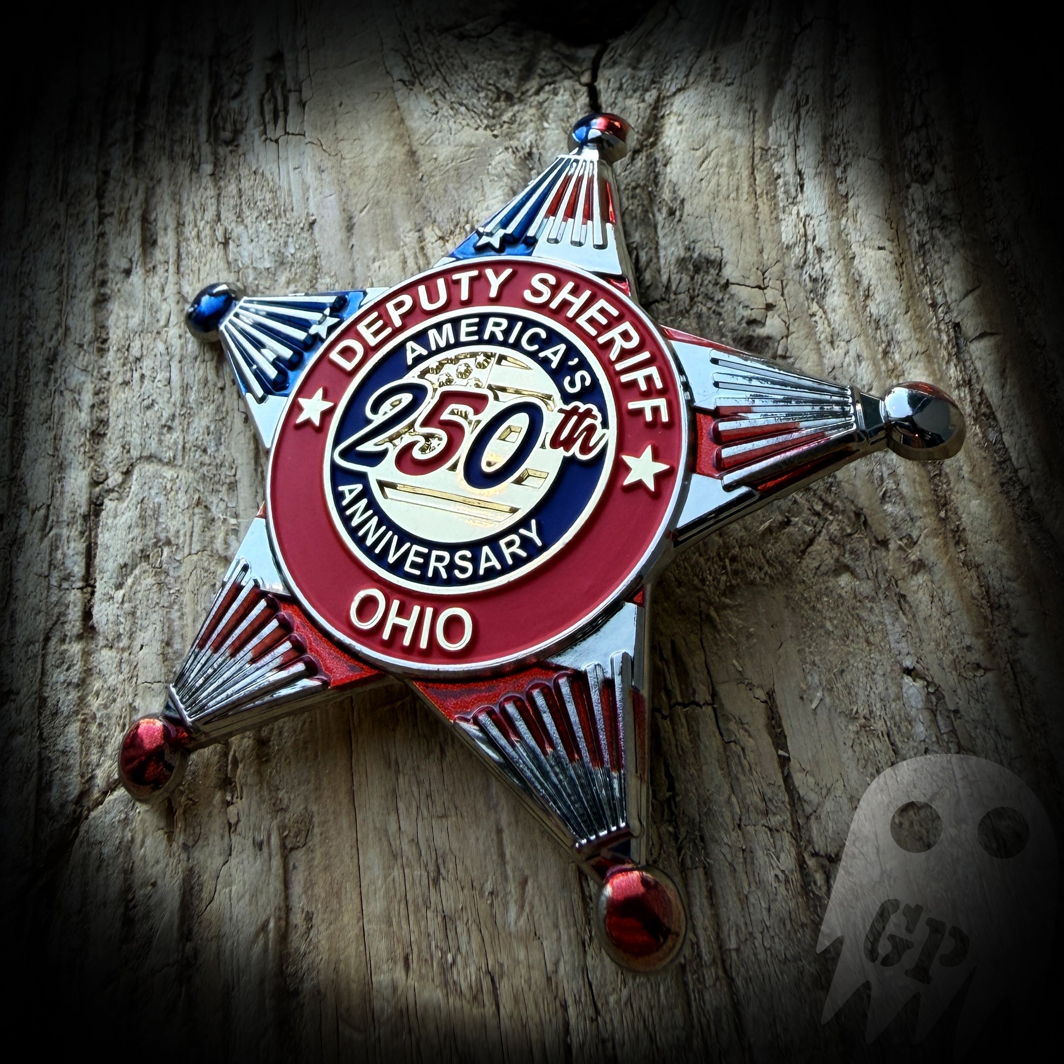 BADGE 250th America - Ohio Deputy Sheriff 250th Anniversary of America Badge