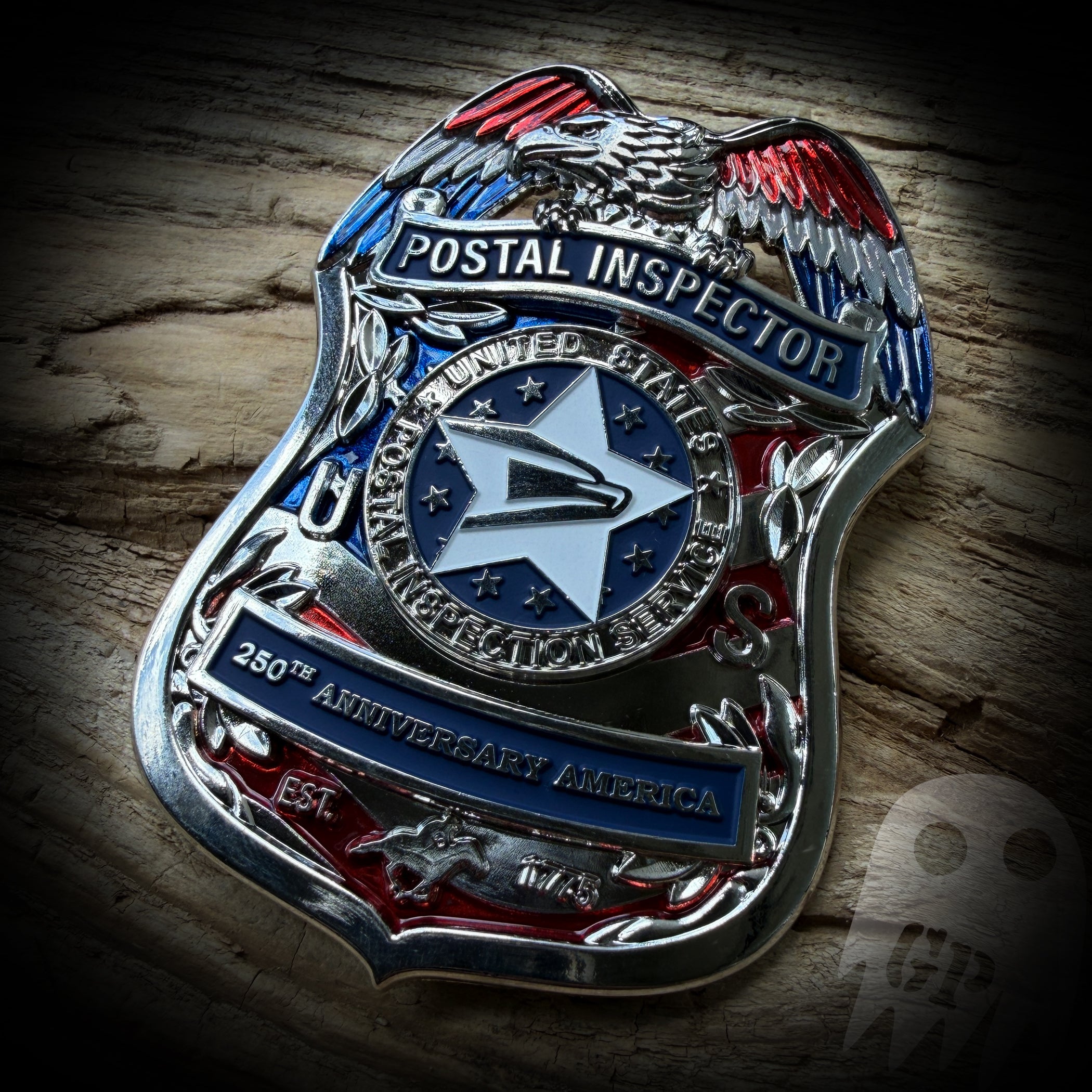 BADGE 250th America - US Postal Inspector 250th Anniversary of America Badge