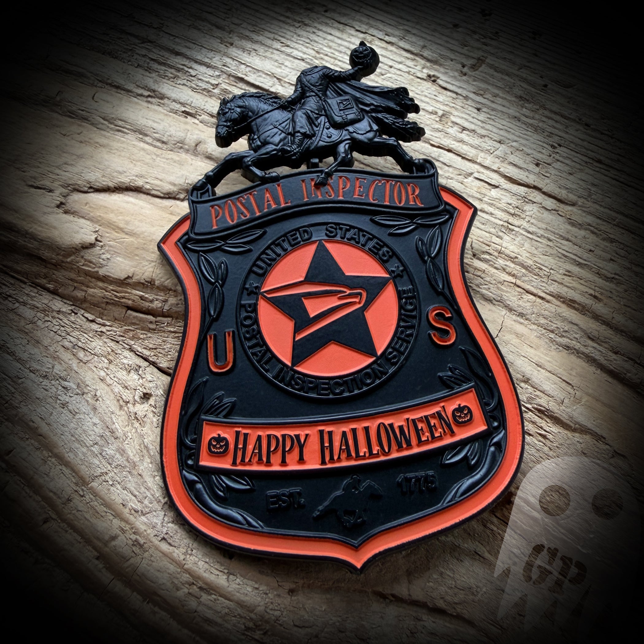 BADGE Halloween - US Postal Inspector Halloween Badge