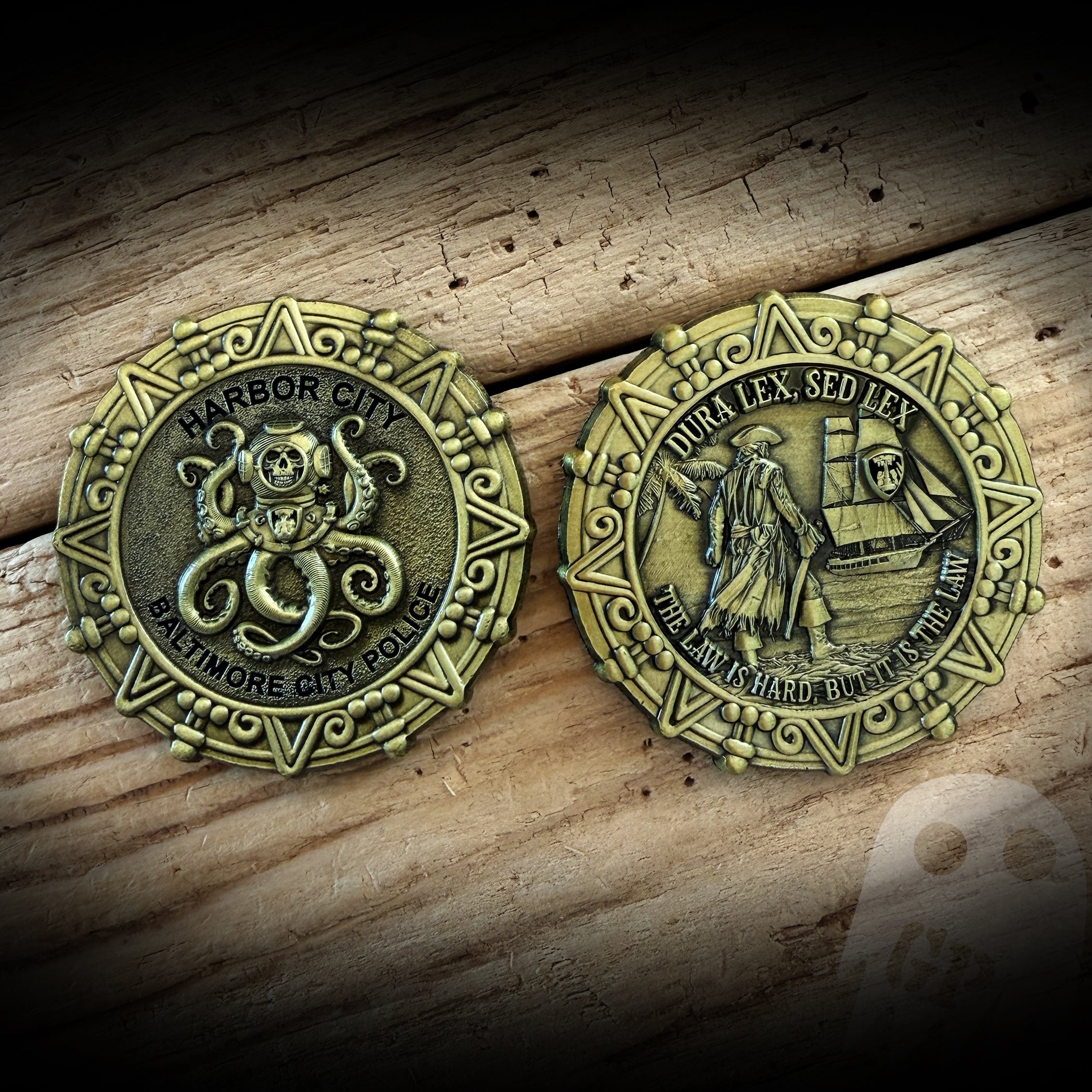 Baltimore City Police Harbor City Pirate Coin
