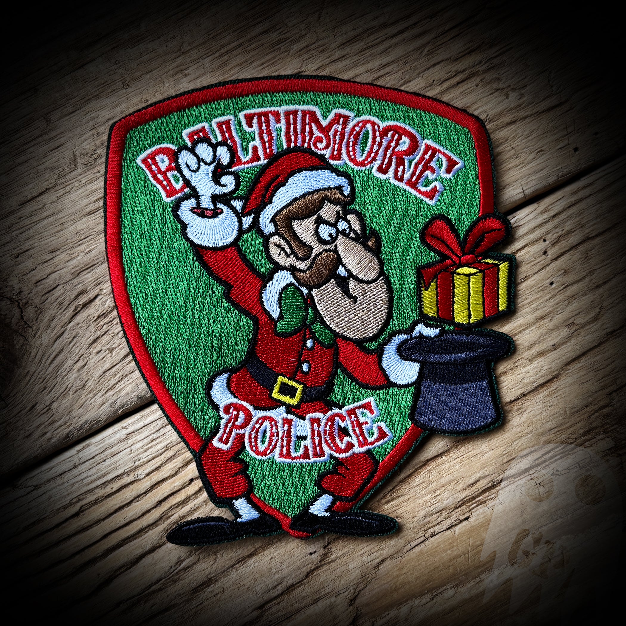 Prof Hinkle 2025 Christmas - Baltimore, MD PD 2025 Christmas Professor Hinkle Patch