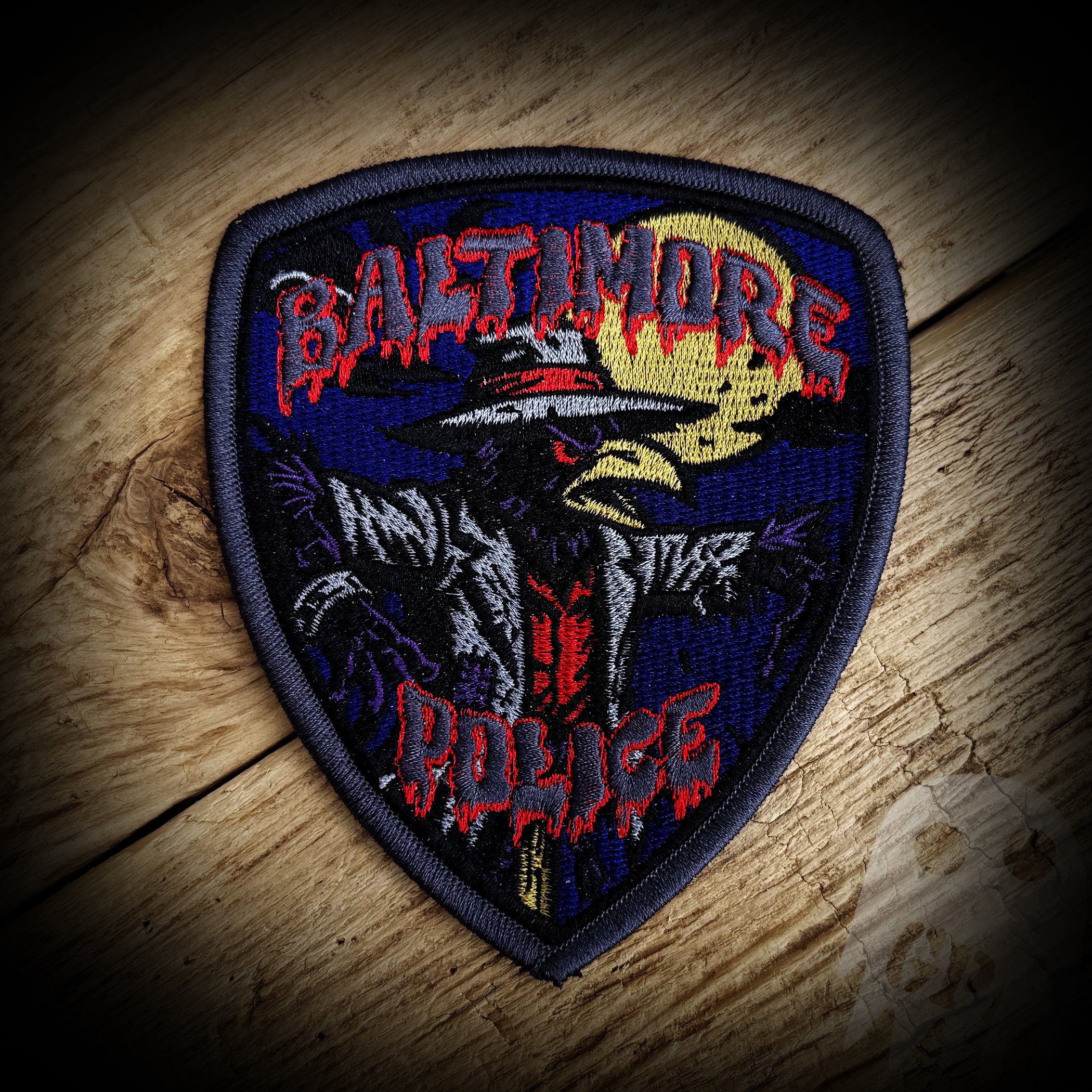 Raven 2025 Halloween - Baltimore, MD PD 2025 Halloween Patch