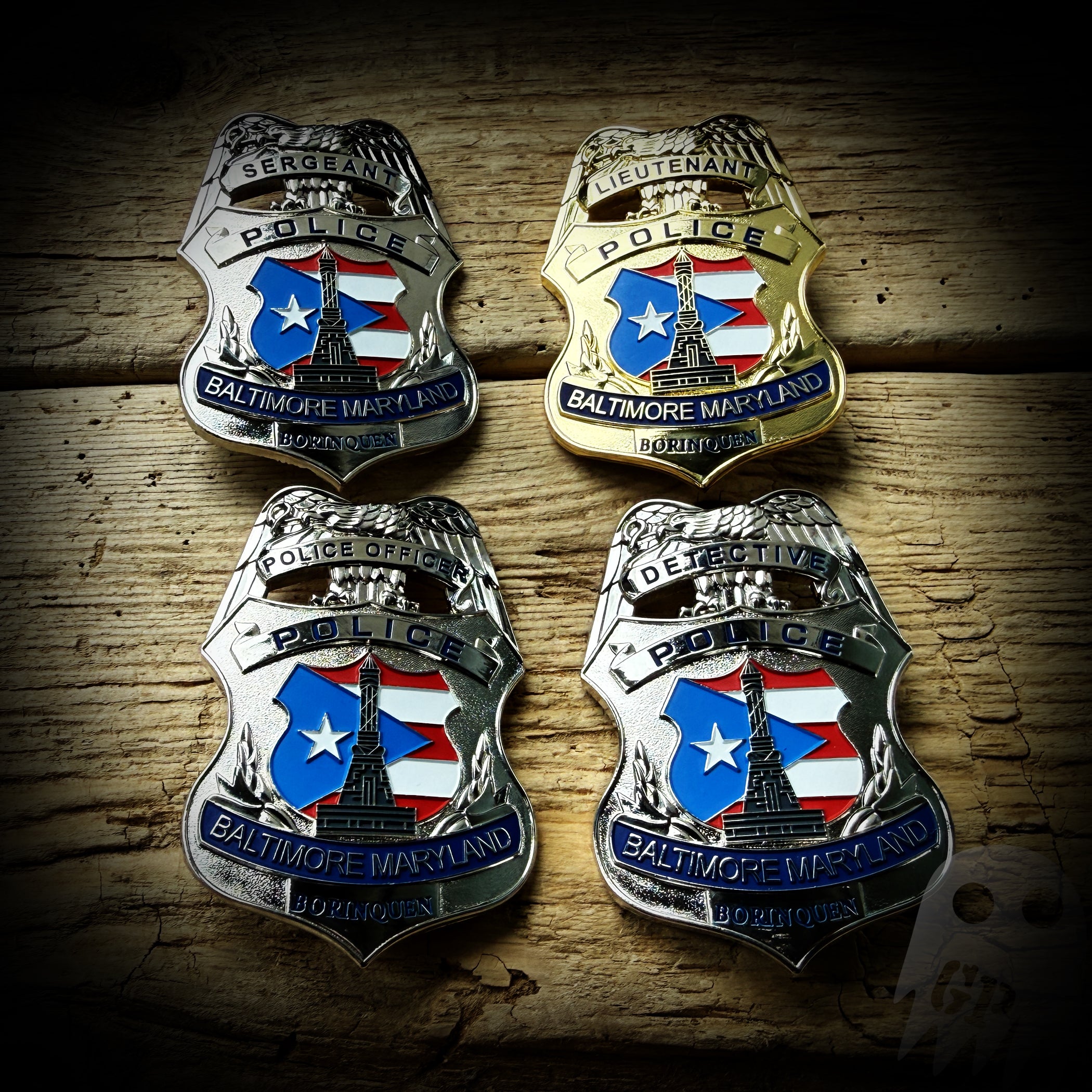 Puerto Rico - Baltimore, MD PD Puerto Rican Heritage Badge