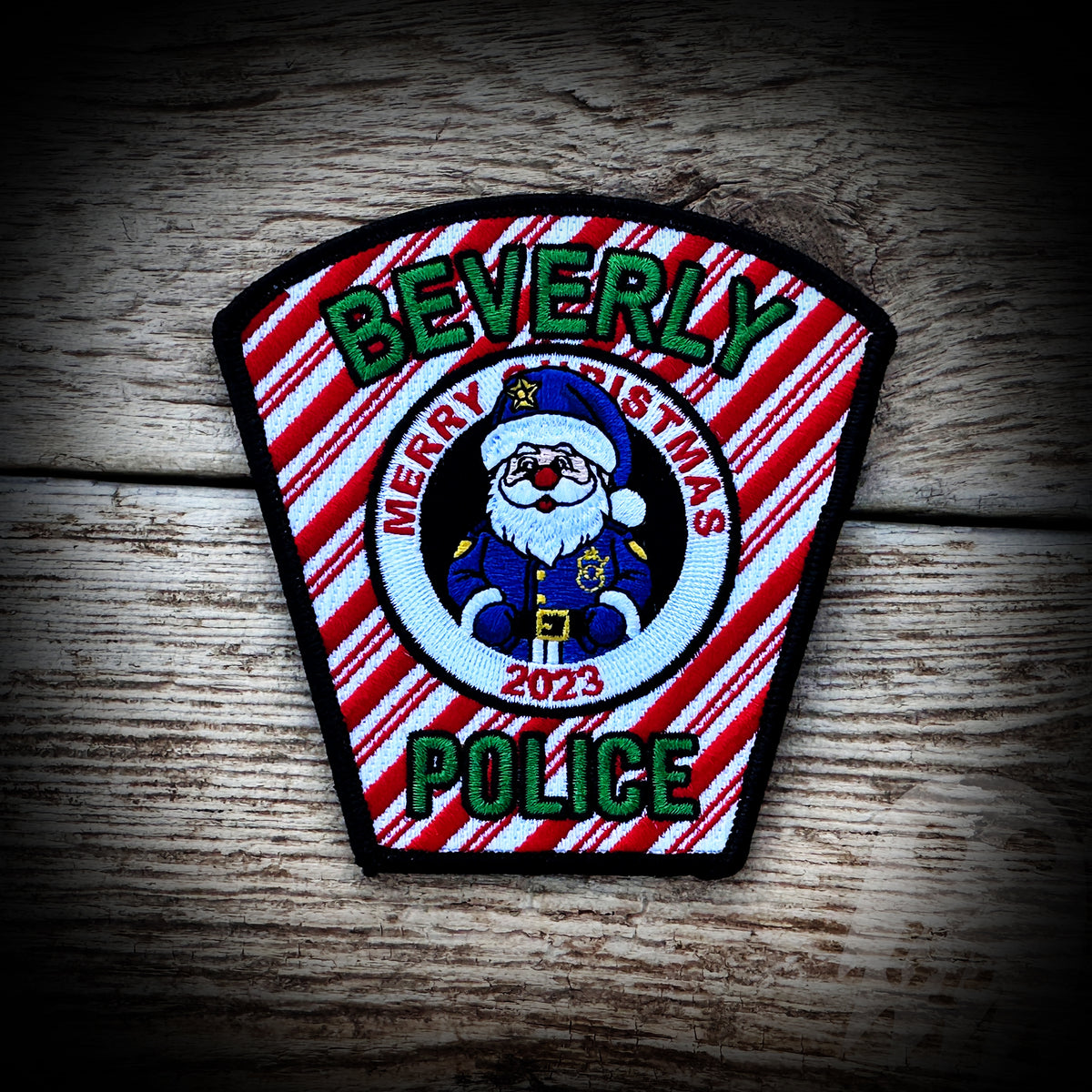 CHRISTMAS 2023 Beverly, MA PD 2023 Christmas Patch GHOST PATCH