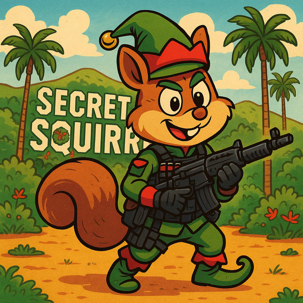 2025 Christmas - Big California Law Enforcement Agency 2025 Christmas SECRET SQUIRREL Patch (NOT PHOTO SHOWN)