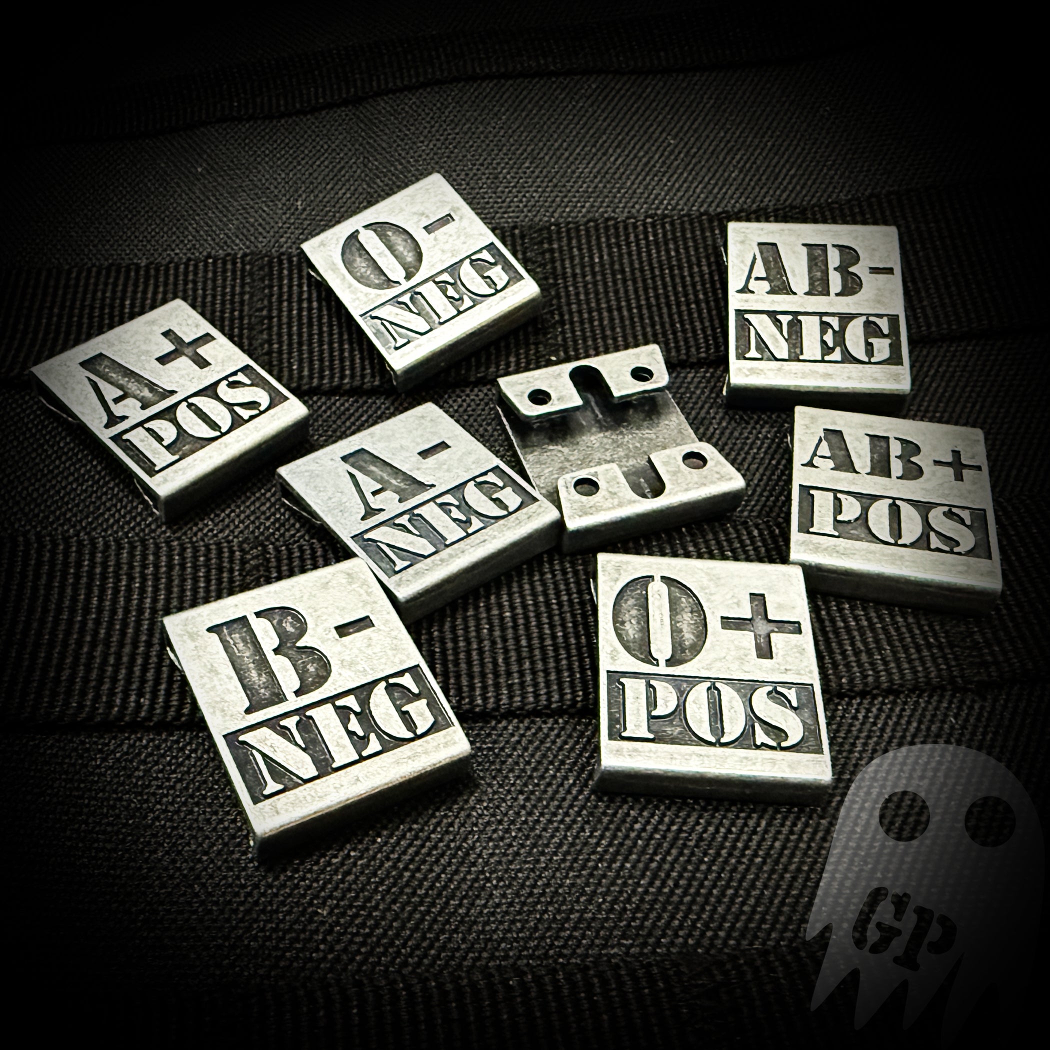 Blood Type Molle Clips