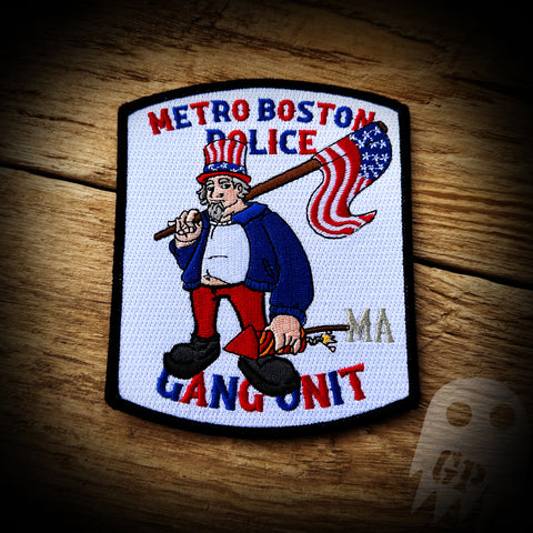 4th of July - Boston, MA Metro Police Gang Unit 2023 4th of July Patch - Authentic/Limited