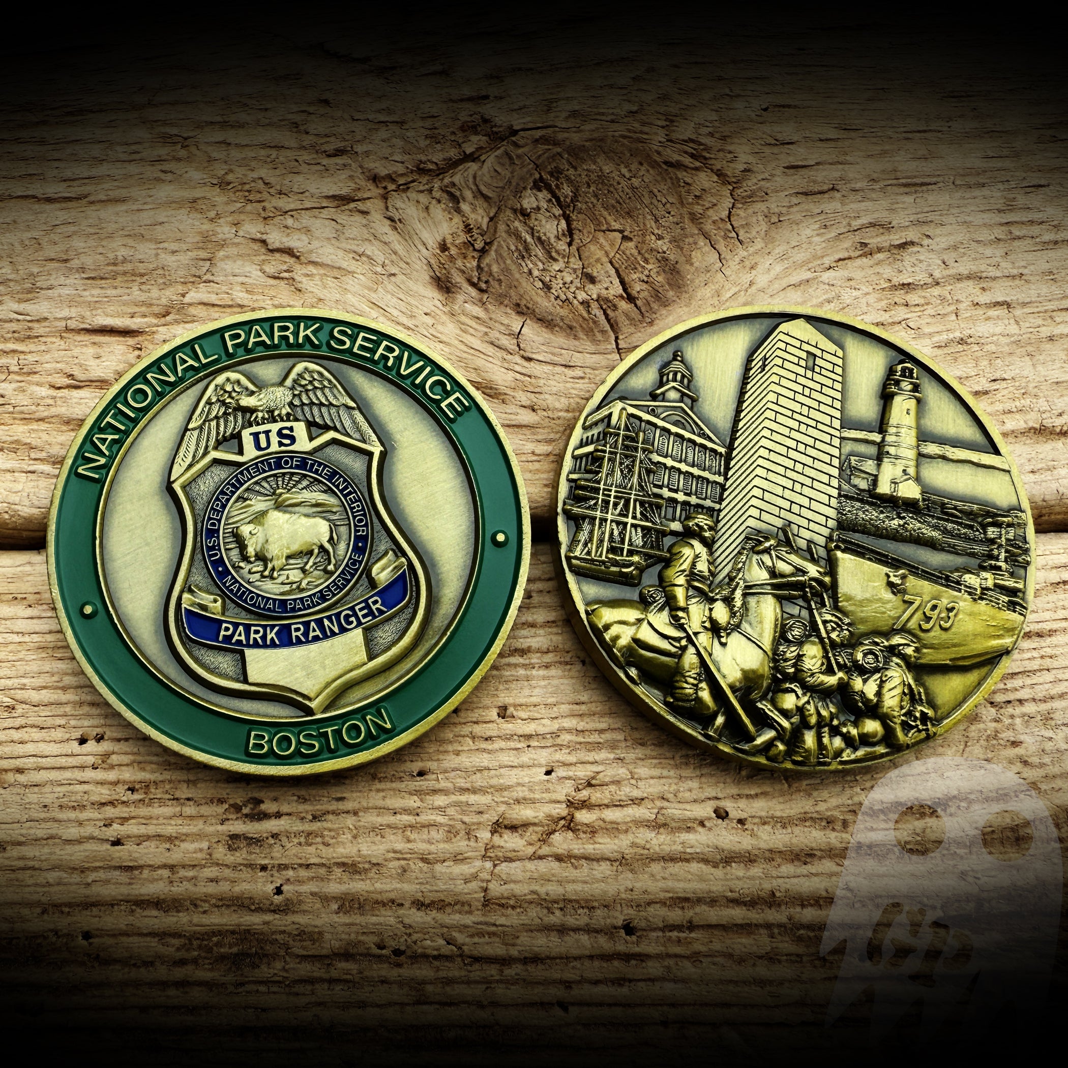 Boston National Park Service Park Ranger Coin