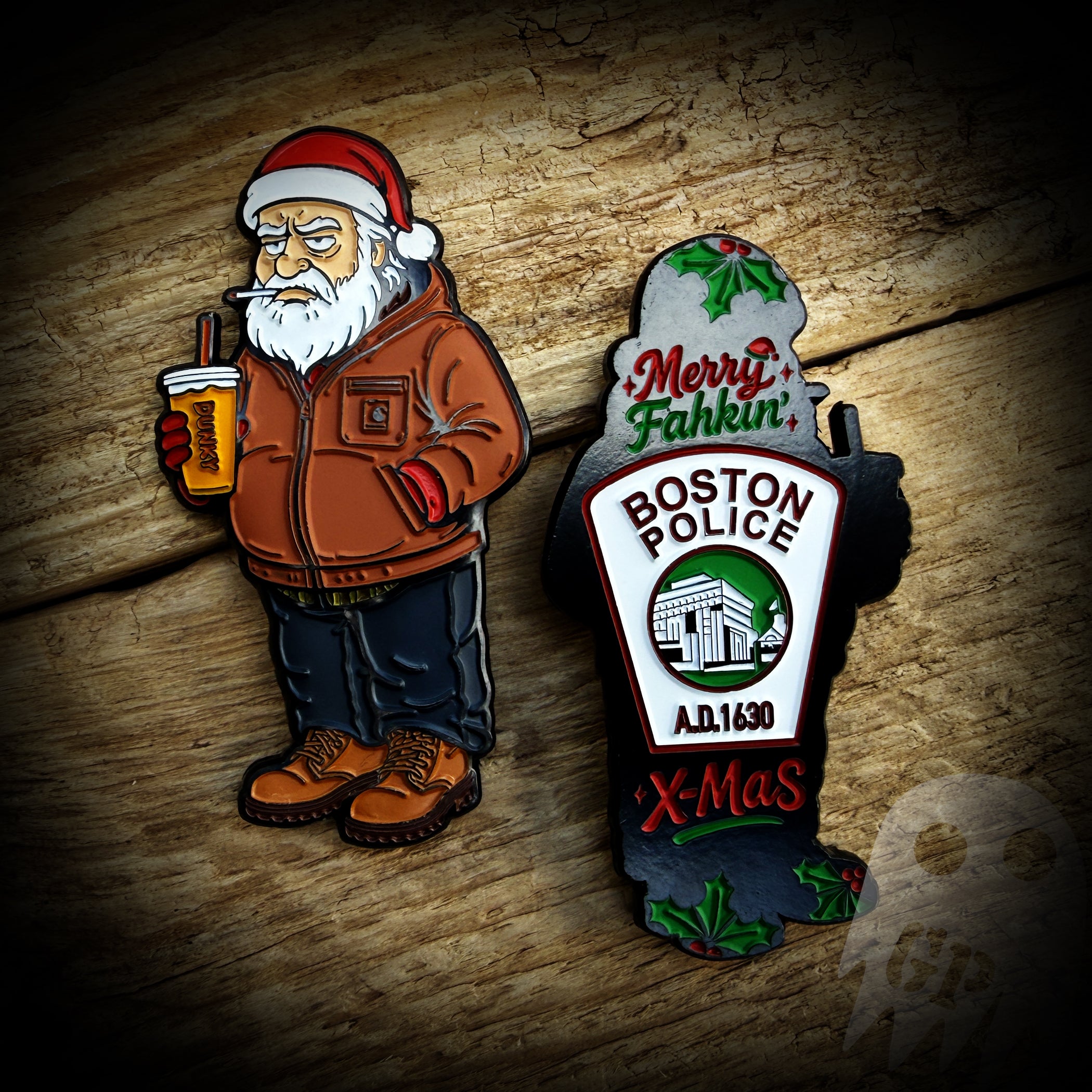 COIN 2025 Christmas - Boston, MA PD 2025 Christmas Coin