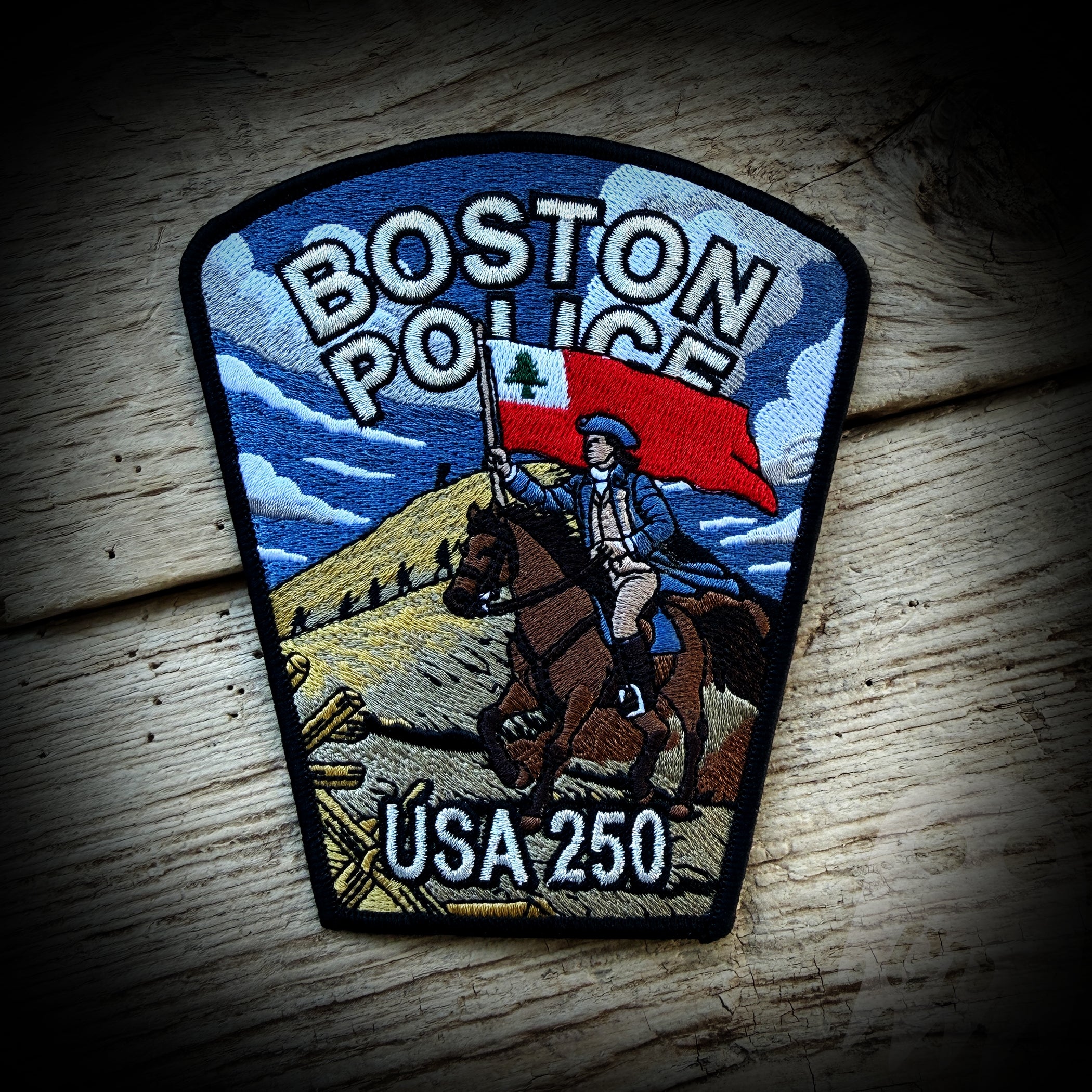 Bunker Hill 250th America - Boston, MA PD Commemorative 250th Anniversary of America Patch