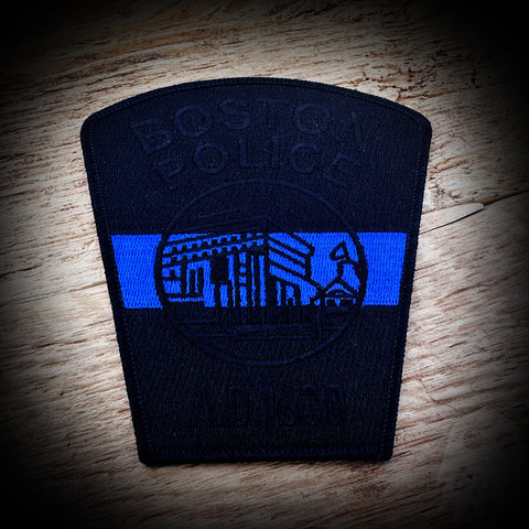 Thin Blue Line - Boston, Ma PD Police Memorial Patch