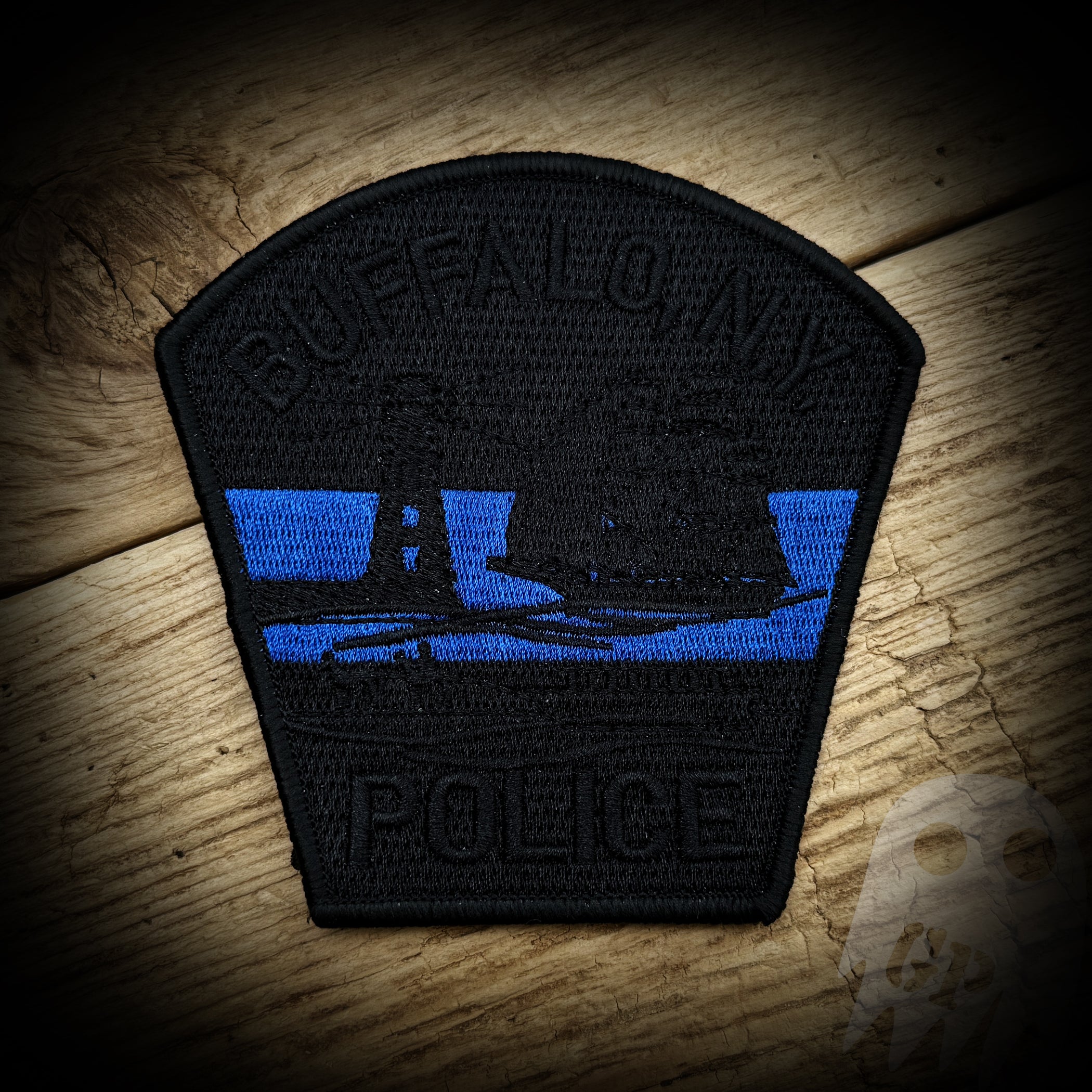 Thin Blue Line - Buffalo, NY PD Police Memorial Patch