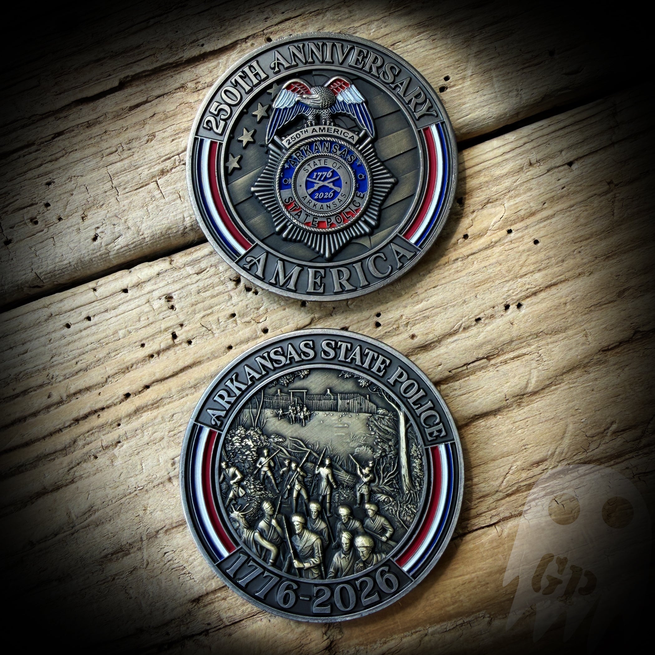 COIN 250th America - Arkansas State Police 250th Anniversary of America Coin