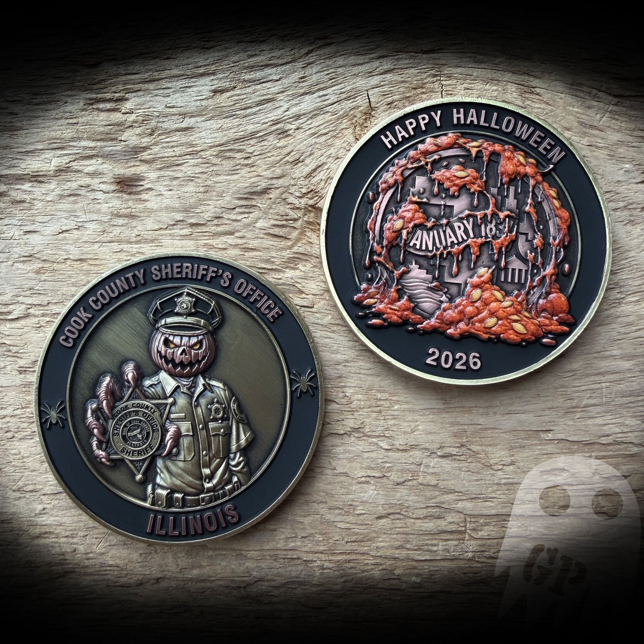 COIN 2026 Halloween - Cook County, IL Sheriff's Office 2026 Halloween Coin