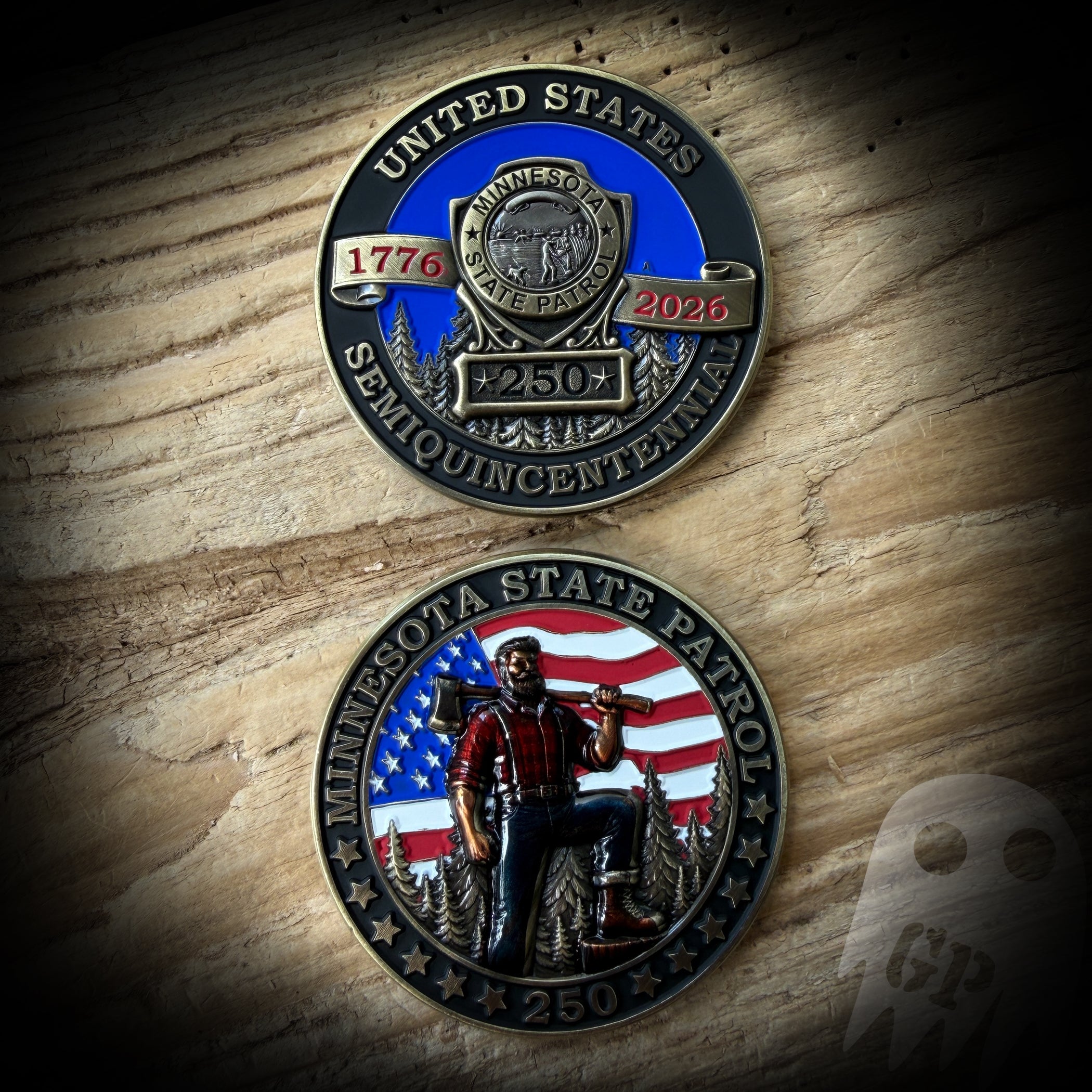 COIN 250th America - Minnesota State Patrol 250th Anniversary of America Coin