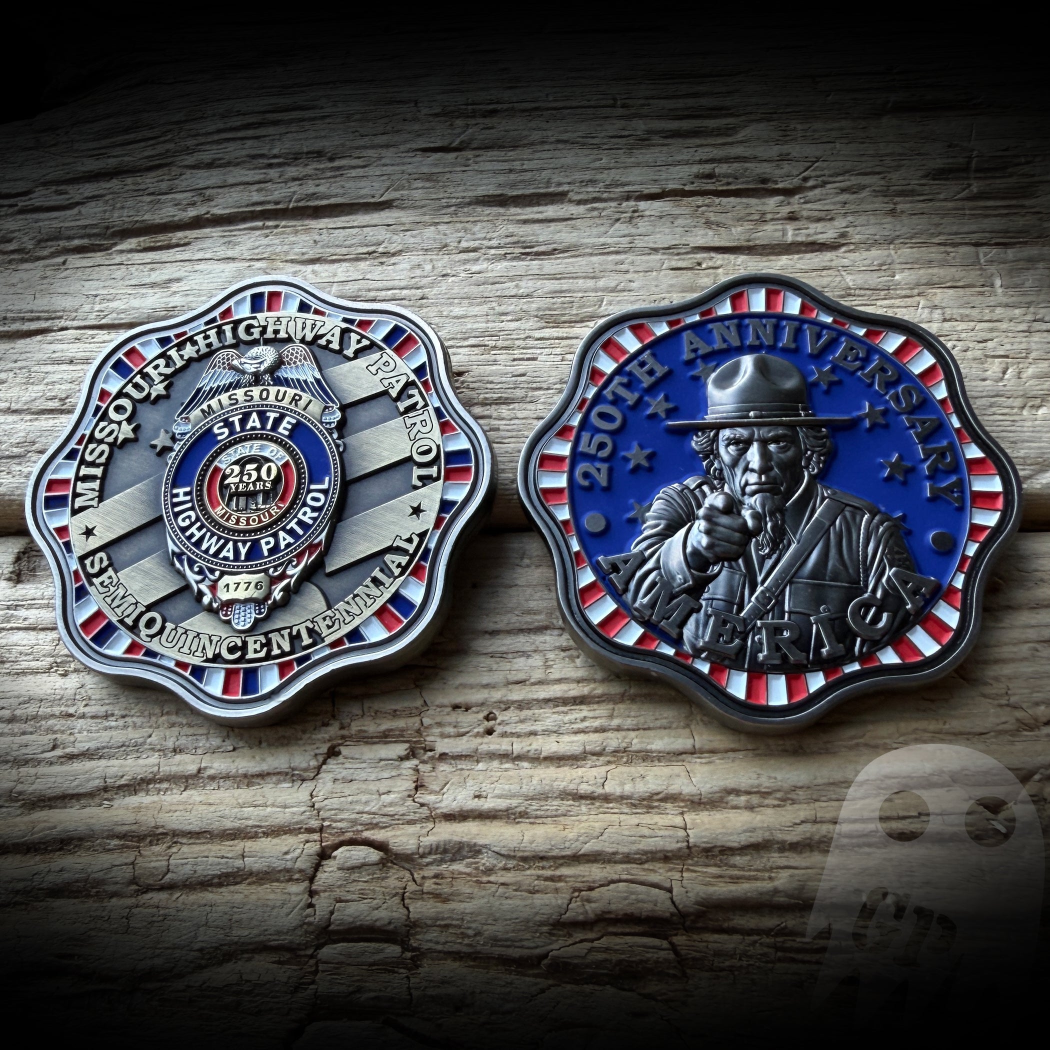 COIN 250th America - Missouri Highway Patrol 250th Anniversary of America Coin