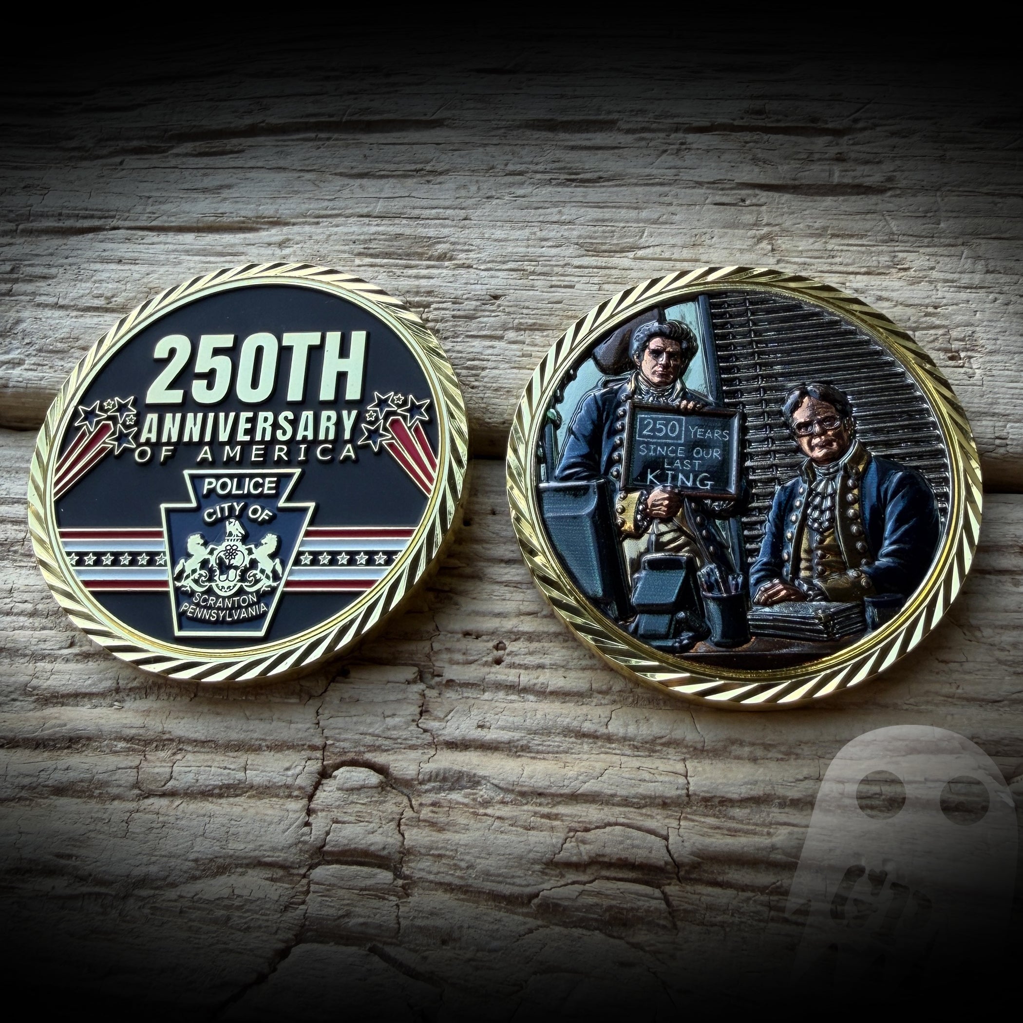 COIN 250th America - Scranton PA PD 250th Anniversary of America Coin