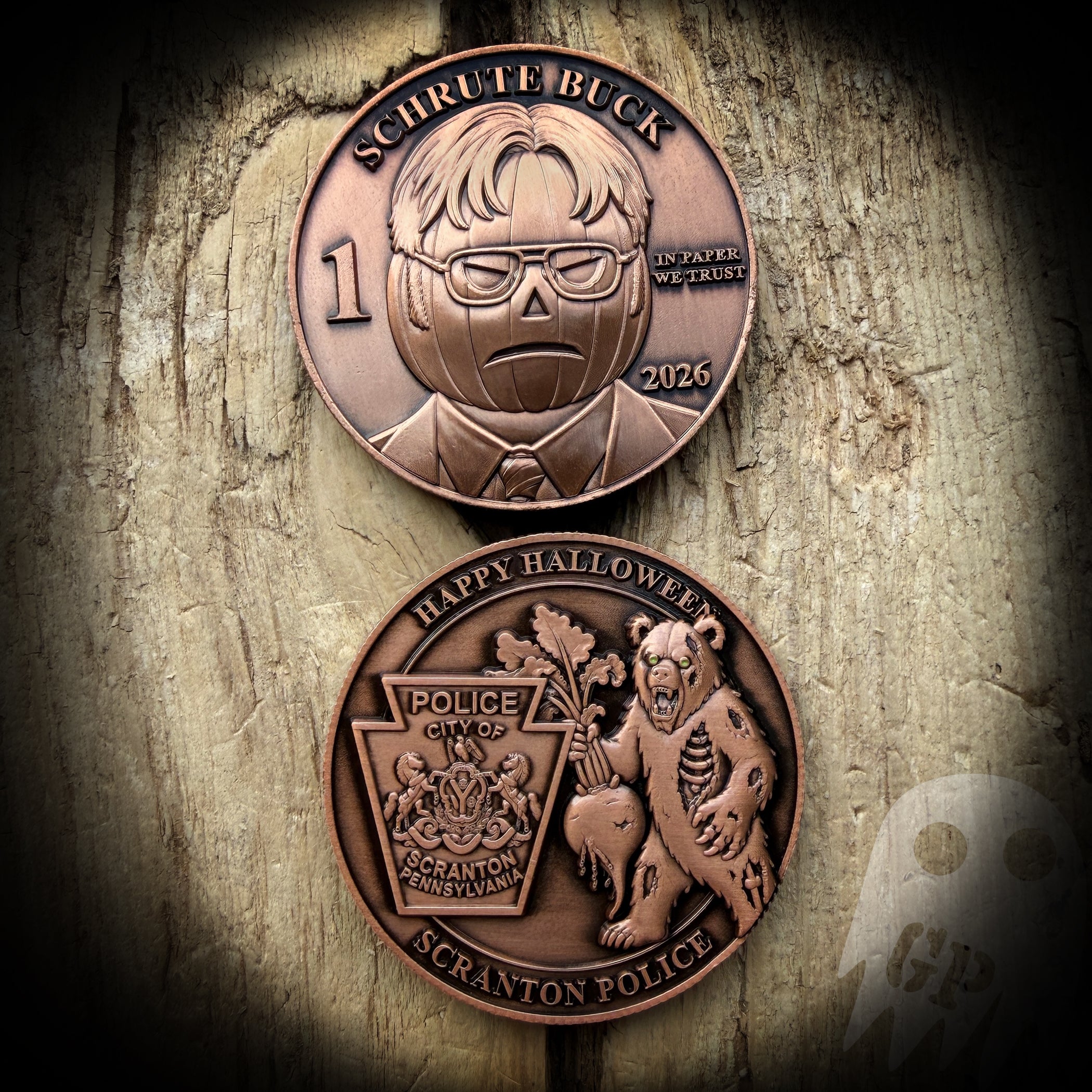 COIN 2026 Halloween - Scranton PA PD 2026 Halloween Coin