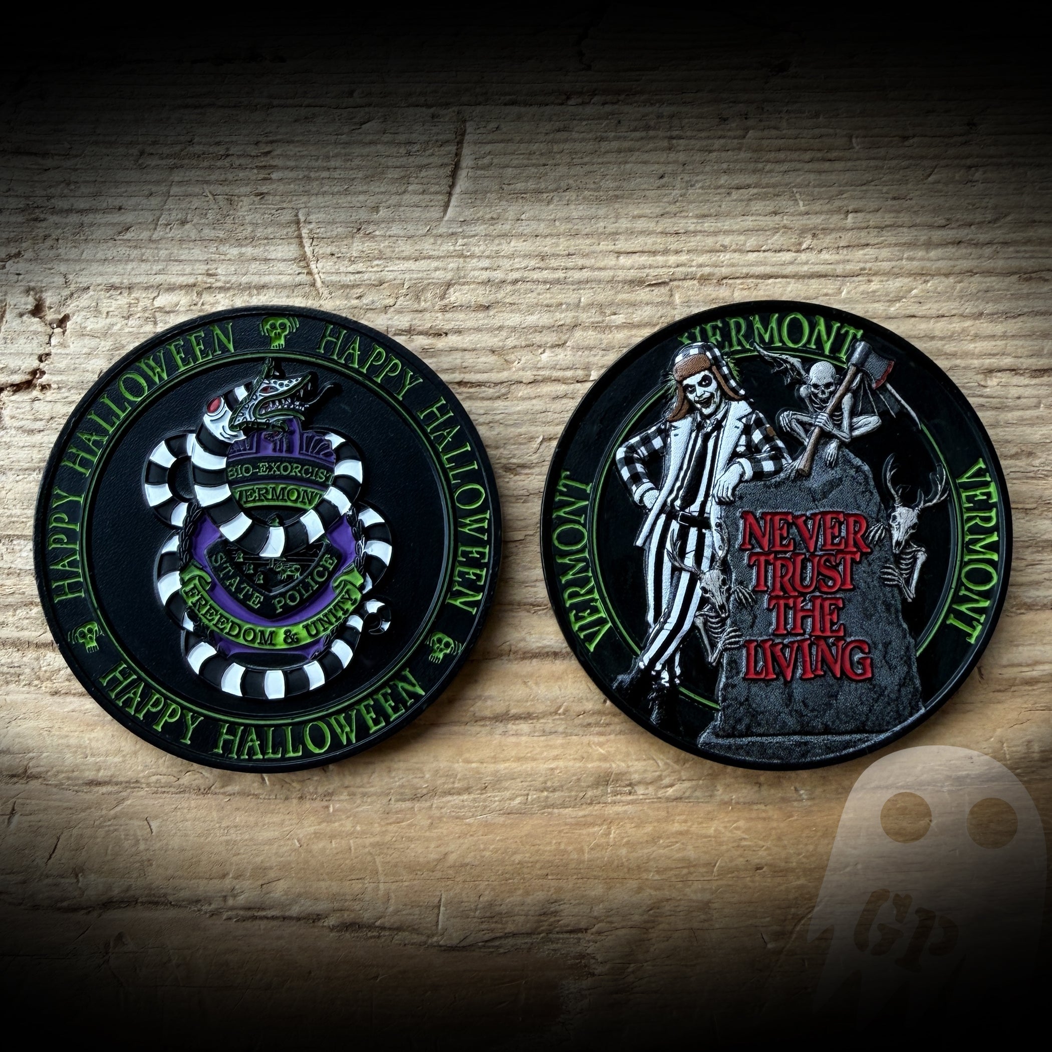 COIN 2026 Halloween - Vermont State Police 2026 Halloween Coin