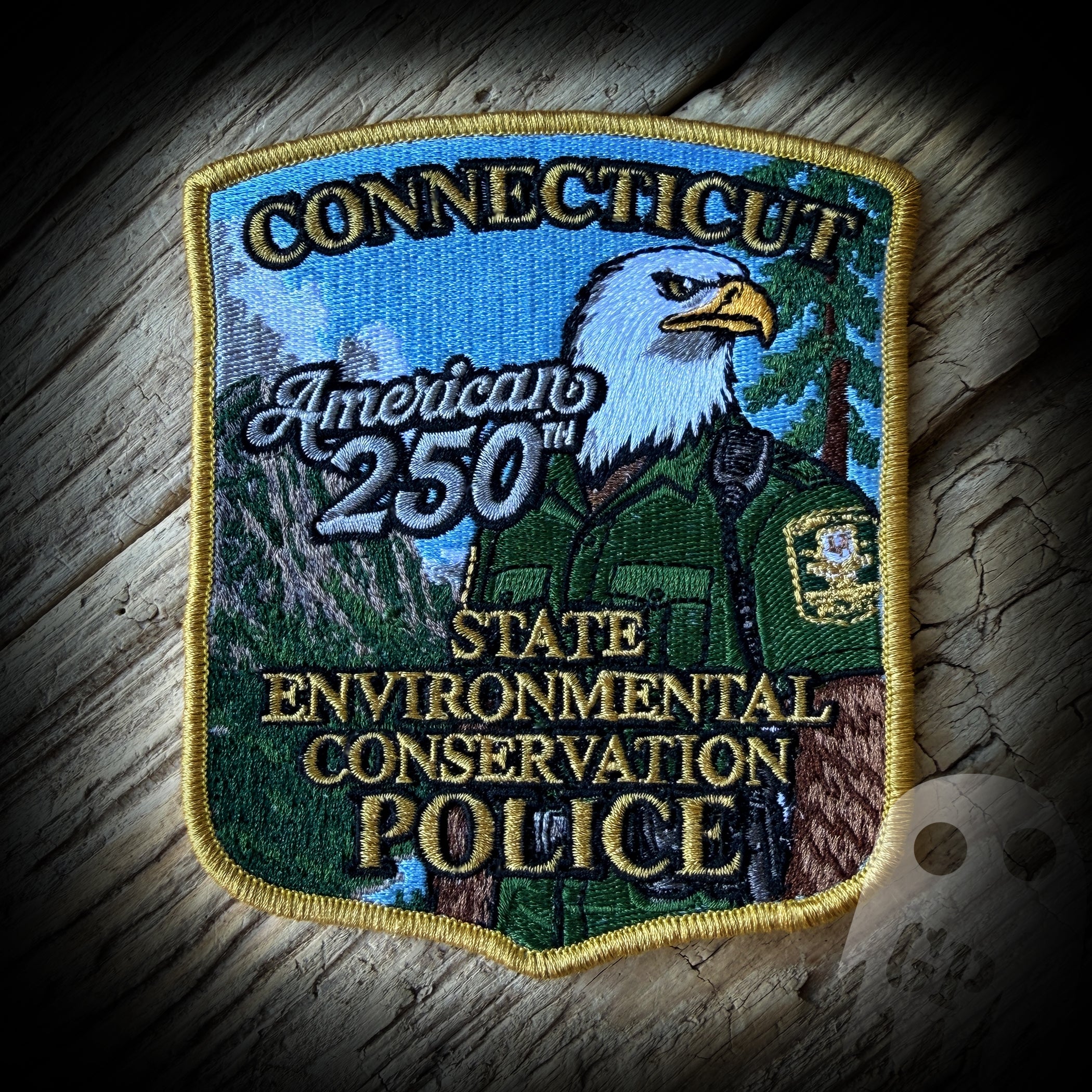 250th America - CT Environmental and Conservation Police 250th America Patch