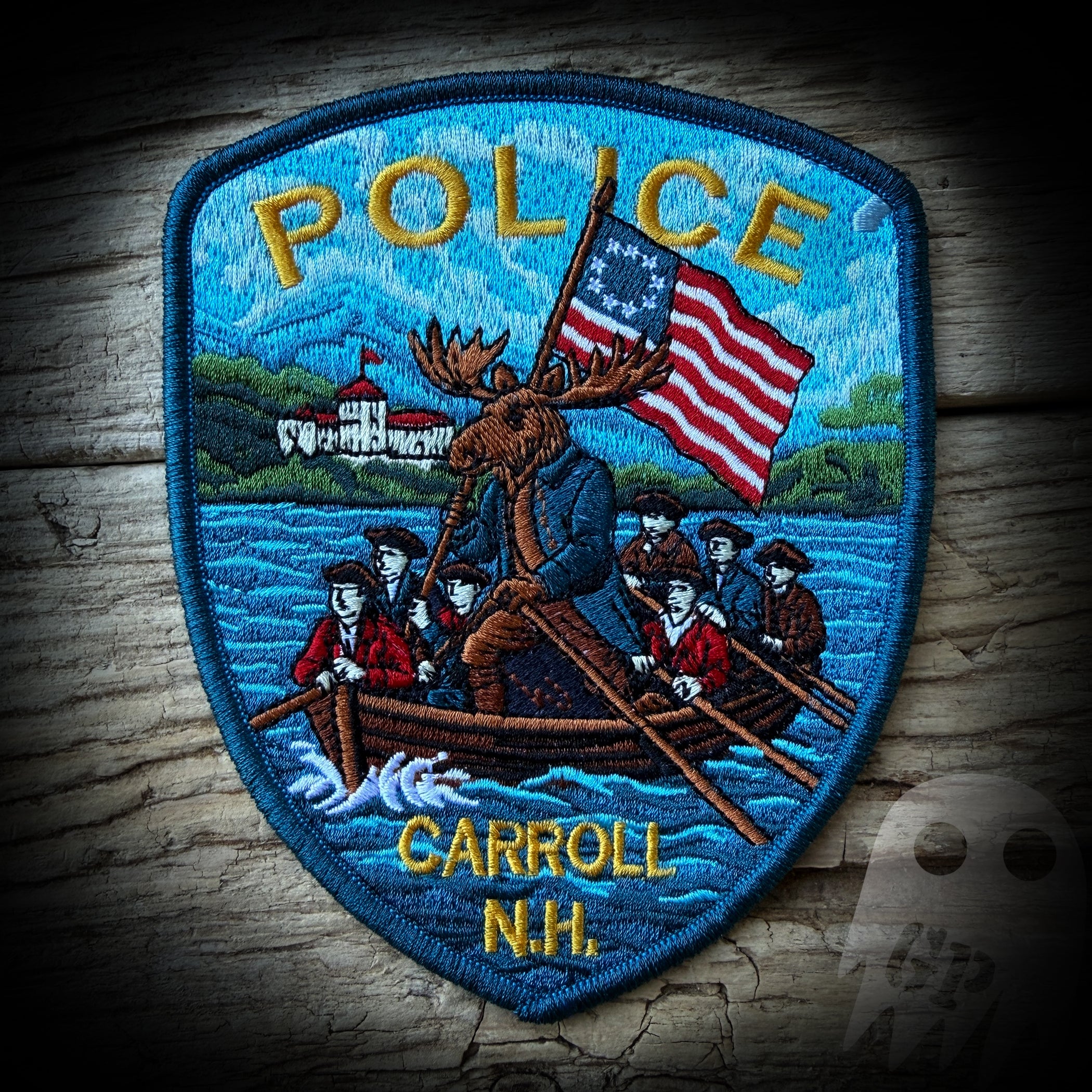 250th America - Carroll, NH Police 250th Anniversary of America Patch