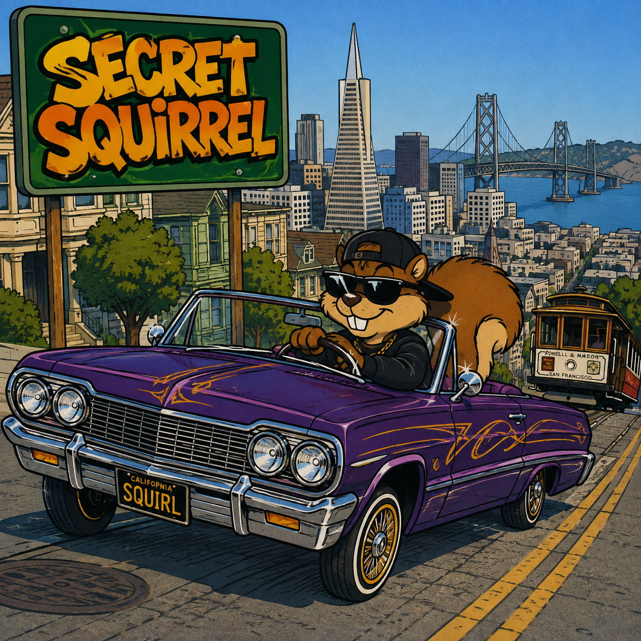 Big California Agency Motor Vehicle Enforcement SECRET SQUIRREL Patch (NOT PHOTO SHOWN)