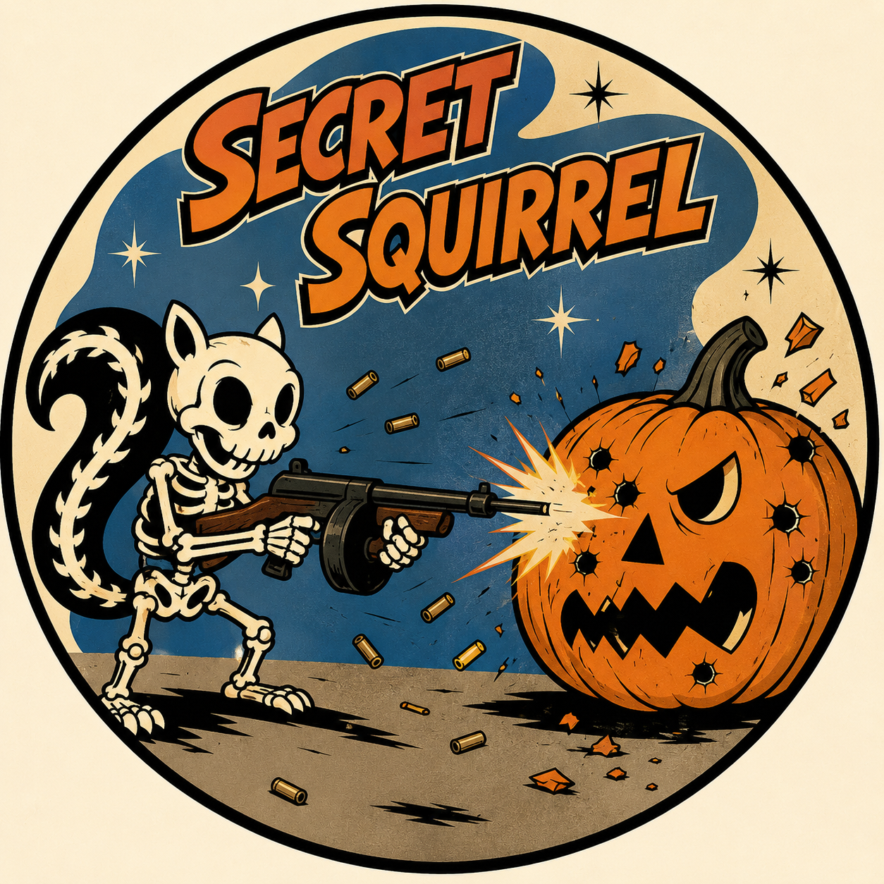 Federal Bureau Agency Halloween SECRET SQUIRREL Patch (NOT PHOTO SHOWN)