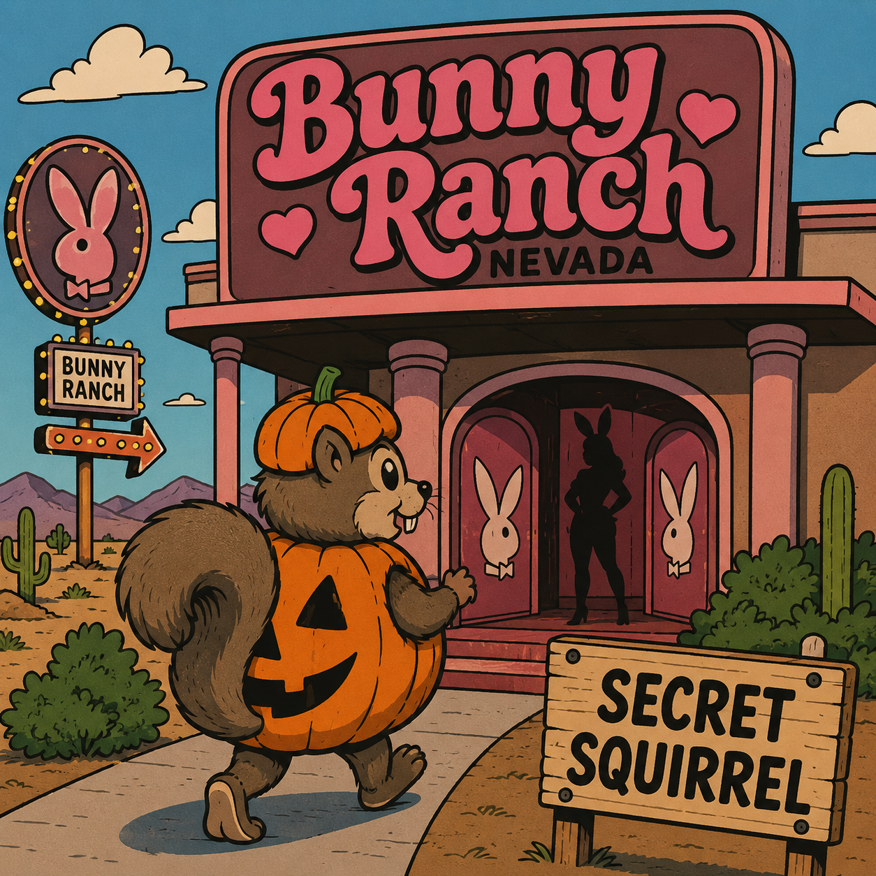 Nevada State Law Enforcement Agency Halloween SECRET SQUIRREL Patch (NOT PHOTO SHOWN)