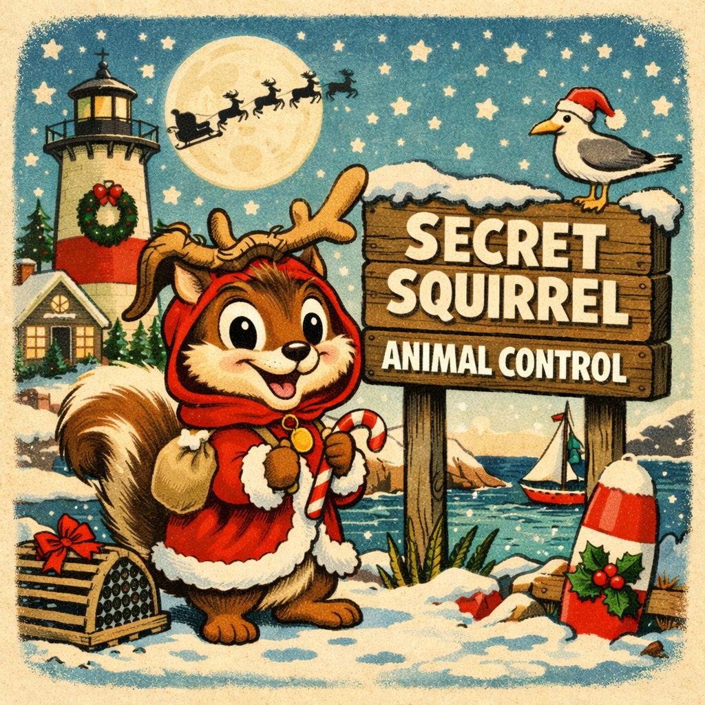 Dennis, MA Animal Control Secret Squirrel Christmas Patch (NOT PHOTO SHOWN)