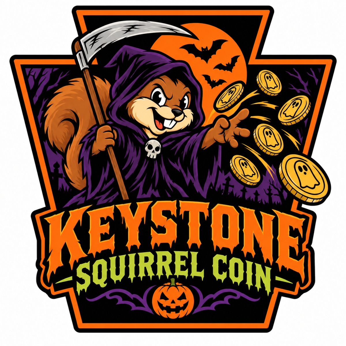 COIN Keystone 2026 Halloween - KEYSTONE SQUIRREL 2026 Halloween Coin (NOT PHOTO SHOWN)