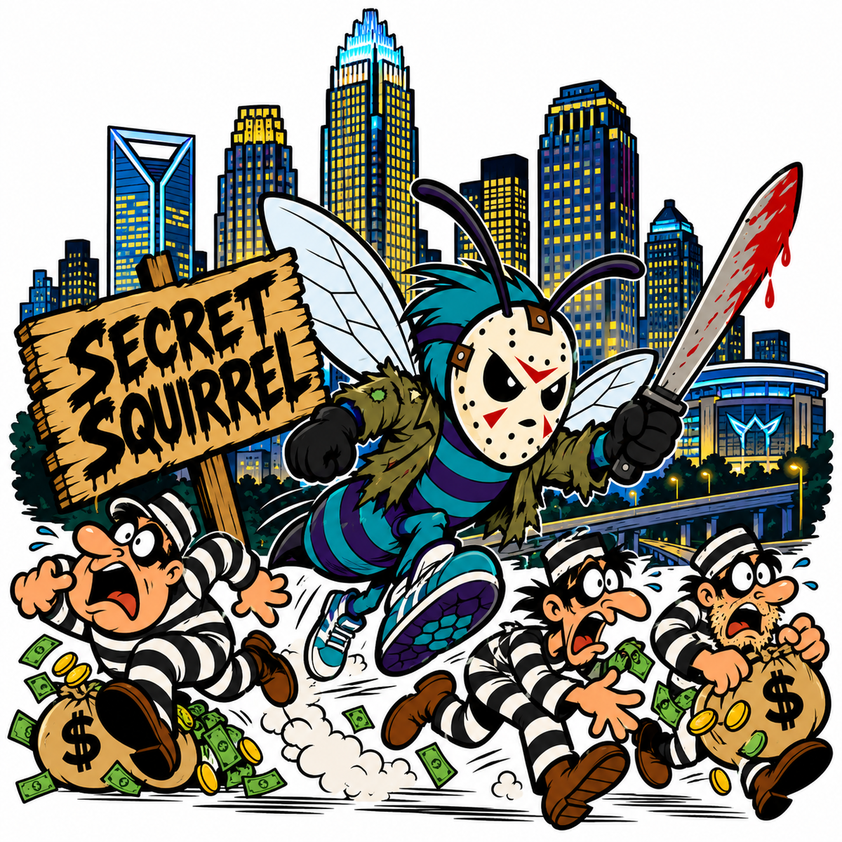2026 Halloween - North Carolina Large Police Agency SECRET SQUIRREL 2026 Halloween Patch (NOT PHOTO SHOWN)