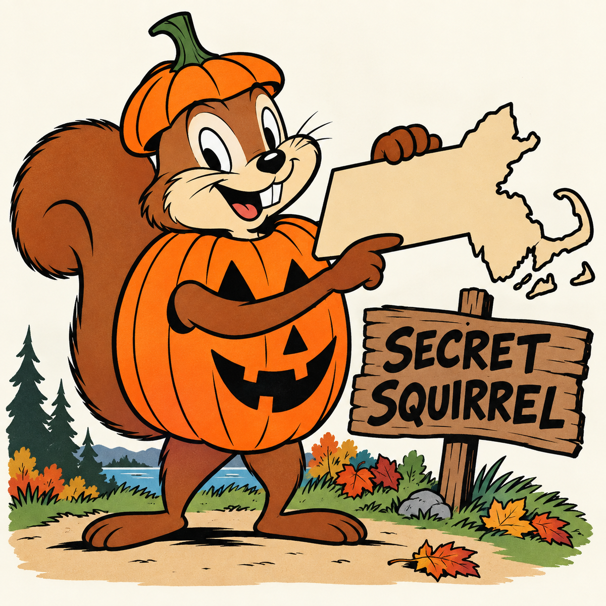 Central Massachusetts Police Department Halloween SECRET SQUIRREL Patch (NOT PHOTO SHOWN)