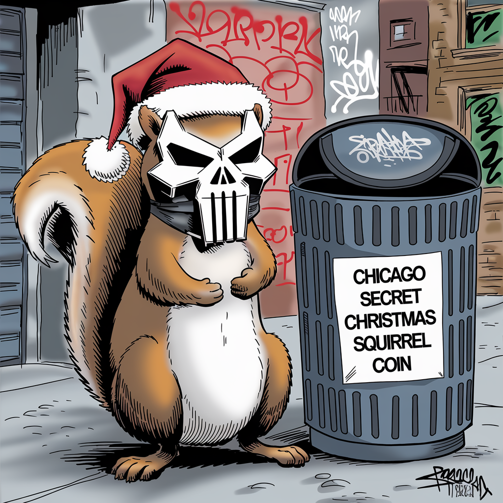 COIN 2024 Christmas - Chicago, IL PD 2024 Christmas Coin SECRET SQUIRREL (NOT PHOTO SHOWN)