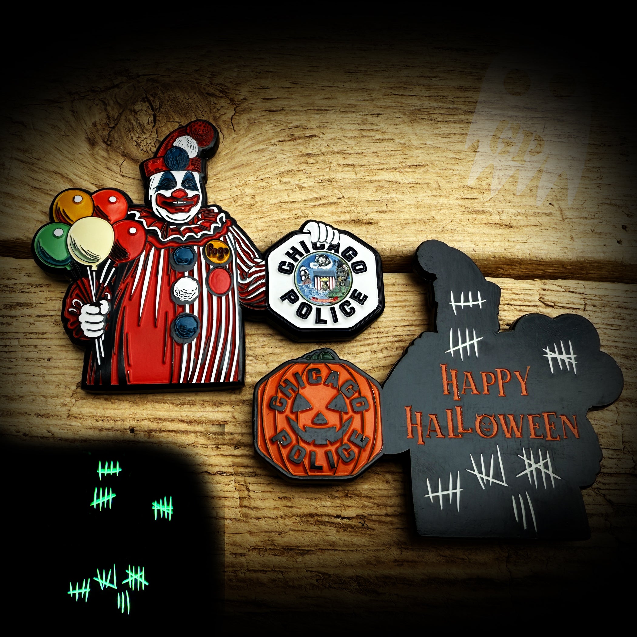 COIN 2025 Halloween - Chicago, IL PD 2025 Halloween Coin - Glows in the dark