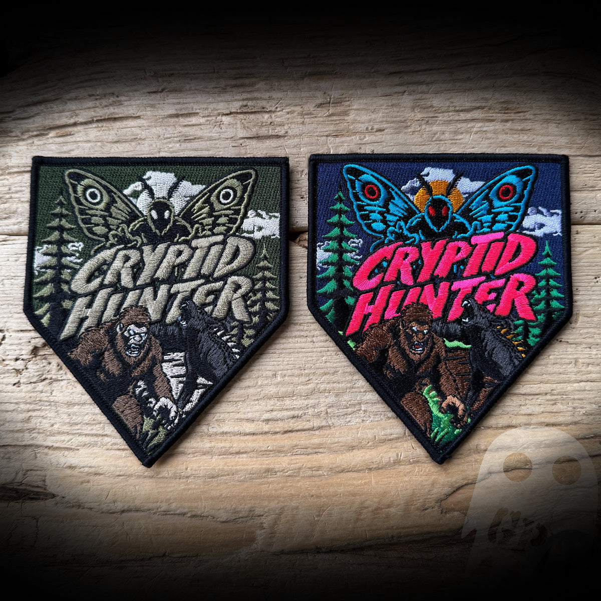 Cryptid Hunter Patches