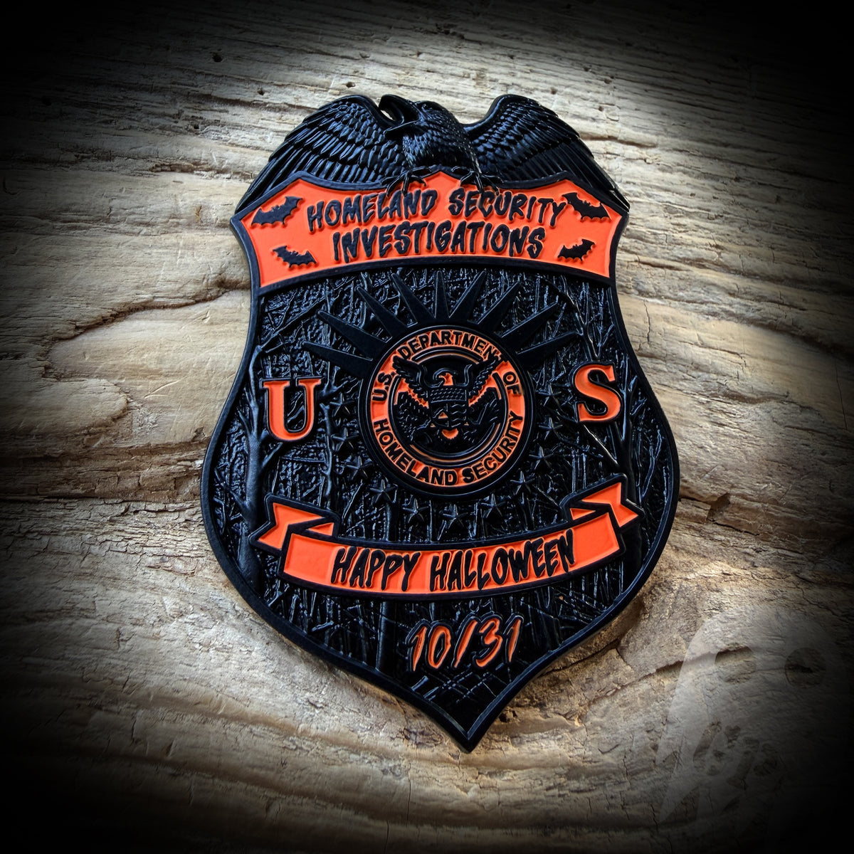 HSI Halloween - US DHS HSI Halloween Badge