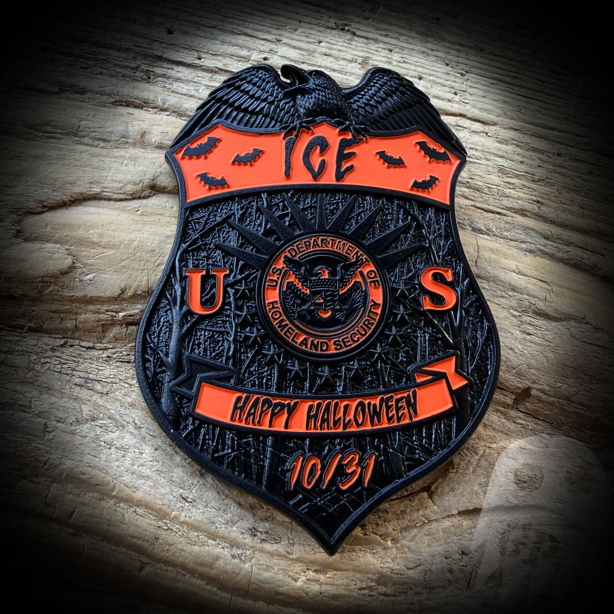 ICE Halloween - US DHS ICE Halloween Badge