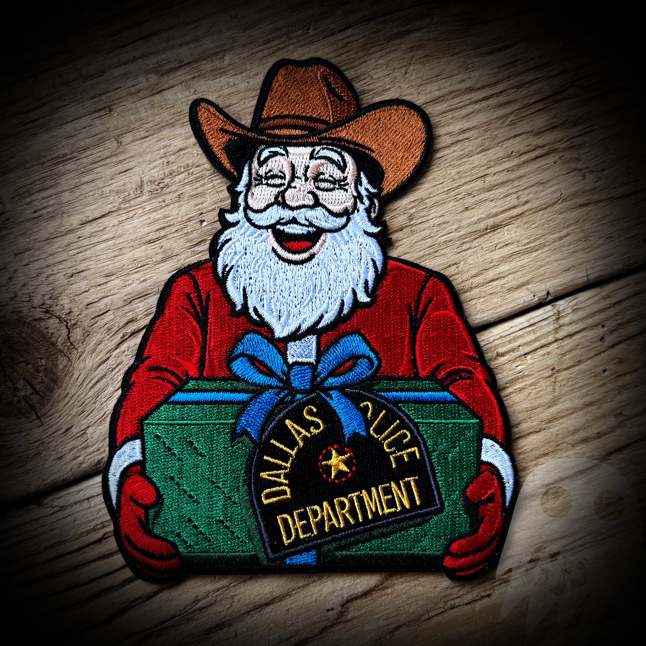 Santa Claus 2025 Christmas - Dallas, TX PD 2025 Christmas Santa Claus Patch - Dan