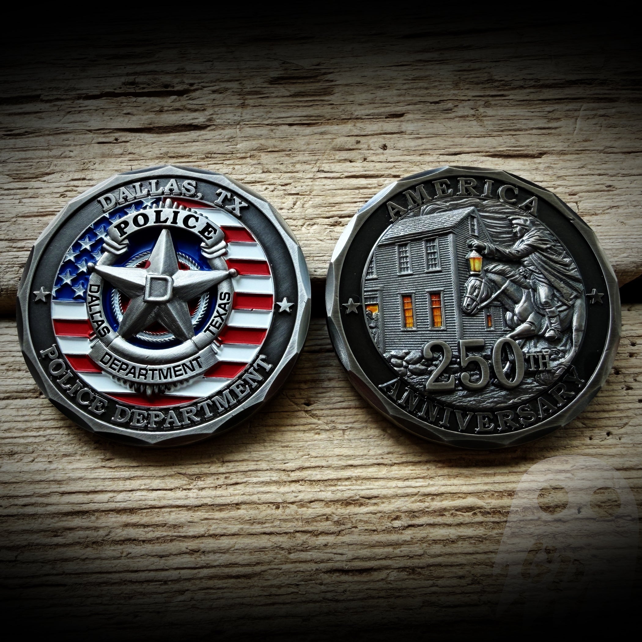 250th America COIN - Dallas, TX PD 250th Anniversary of America Coin