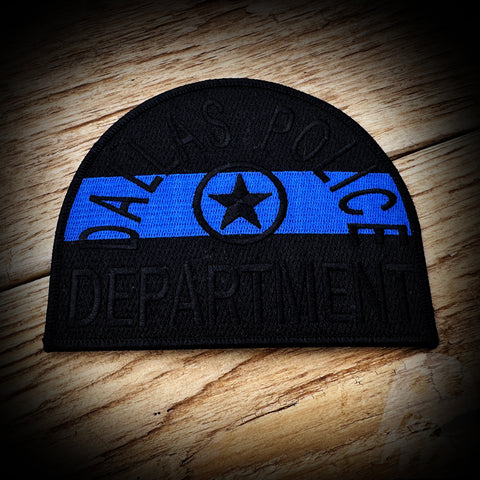 Thin Blue Line - Dallas, TX Police Department Police Memorial Patch